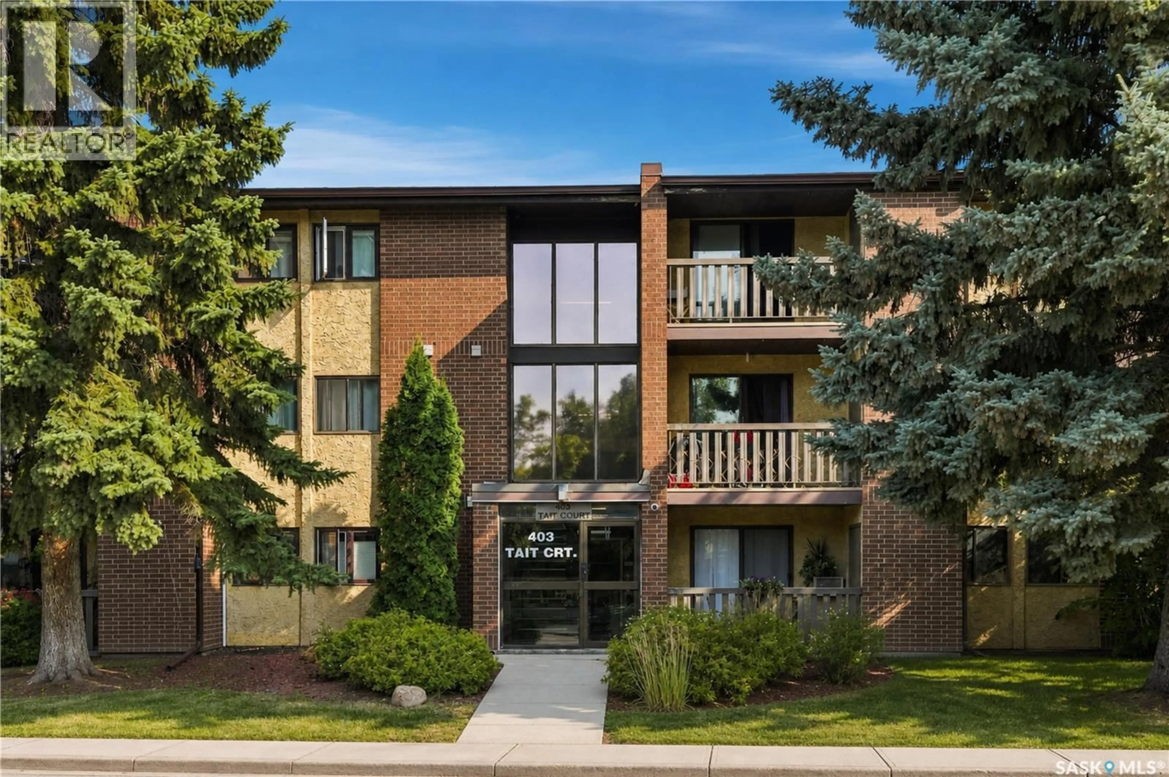 Home with brick exterior material, unknown for 403 - 212 TAIT COURT, Saskatoon Saskatchewan S7H5L3