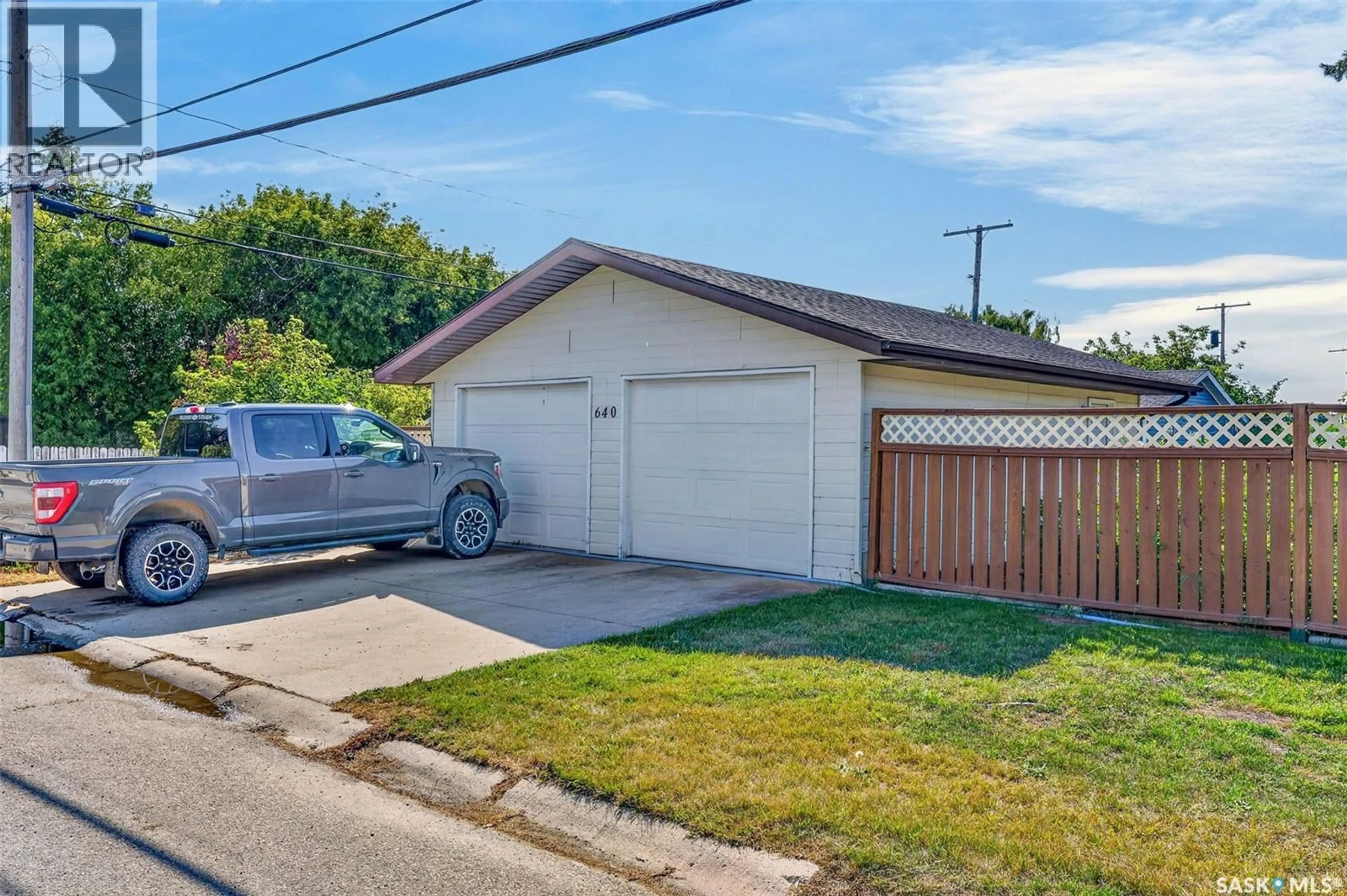 A pic from outside/outdoor area/front of a property/back of a property/a pic from drone, street for 640 13TH STREET, Humboldt Saskatchewan S0K2A0