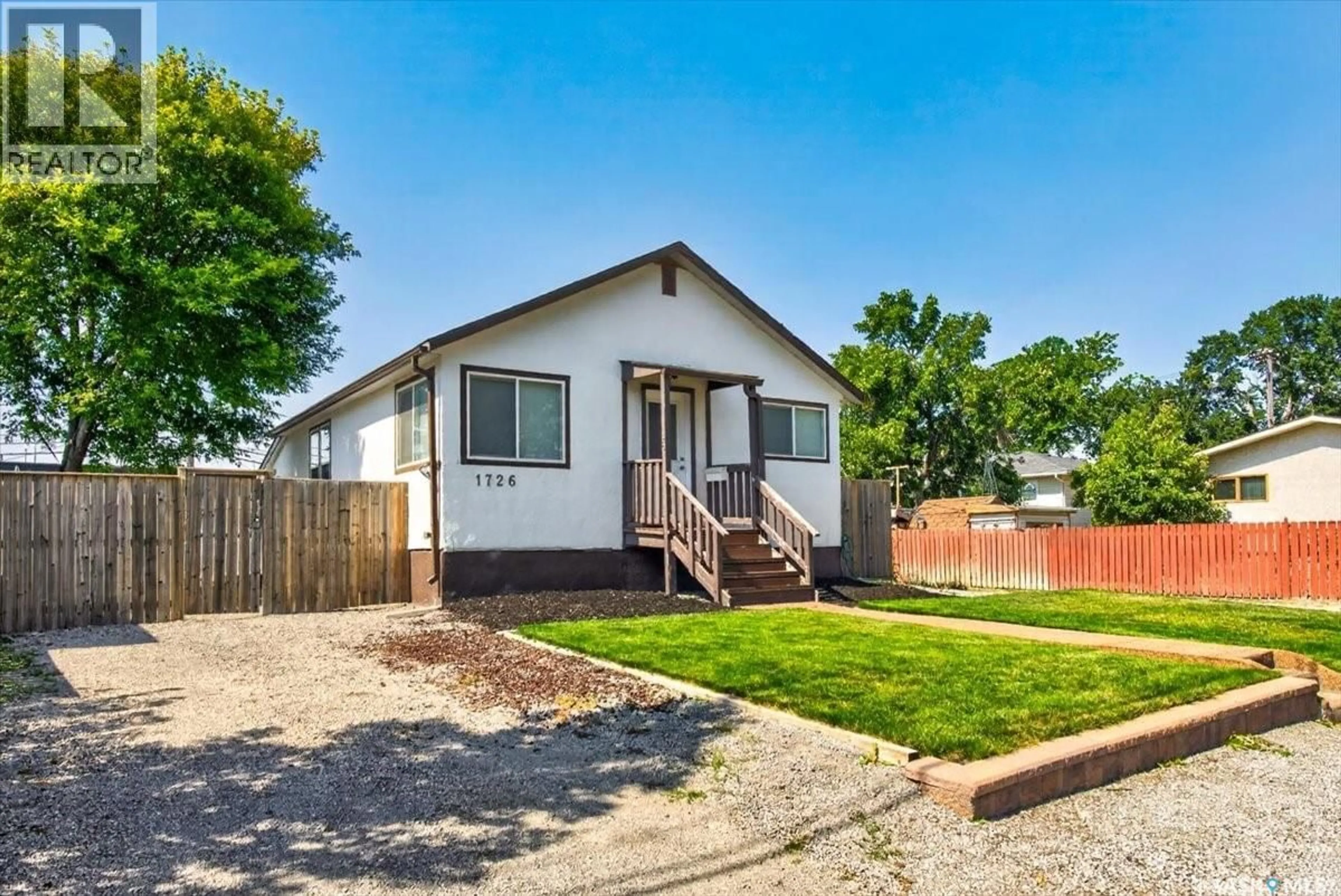 Home with vinyl exterior material, street for 1726 ROTHWELL STREET, Regina Saskatchewan S4N2B9