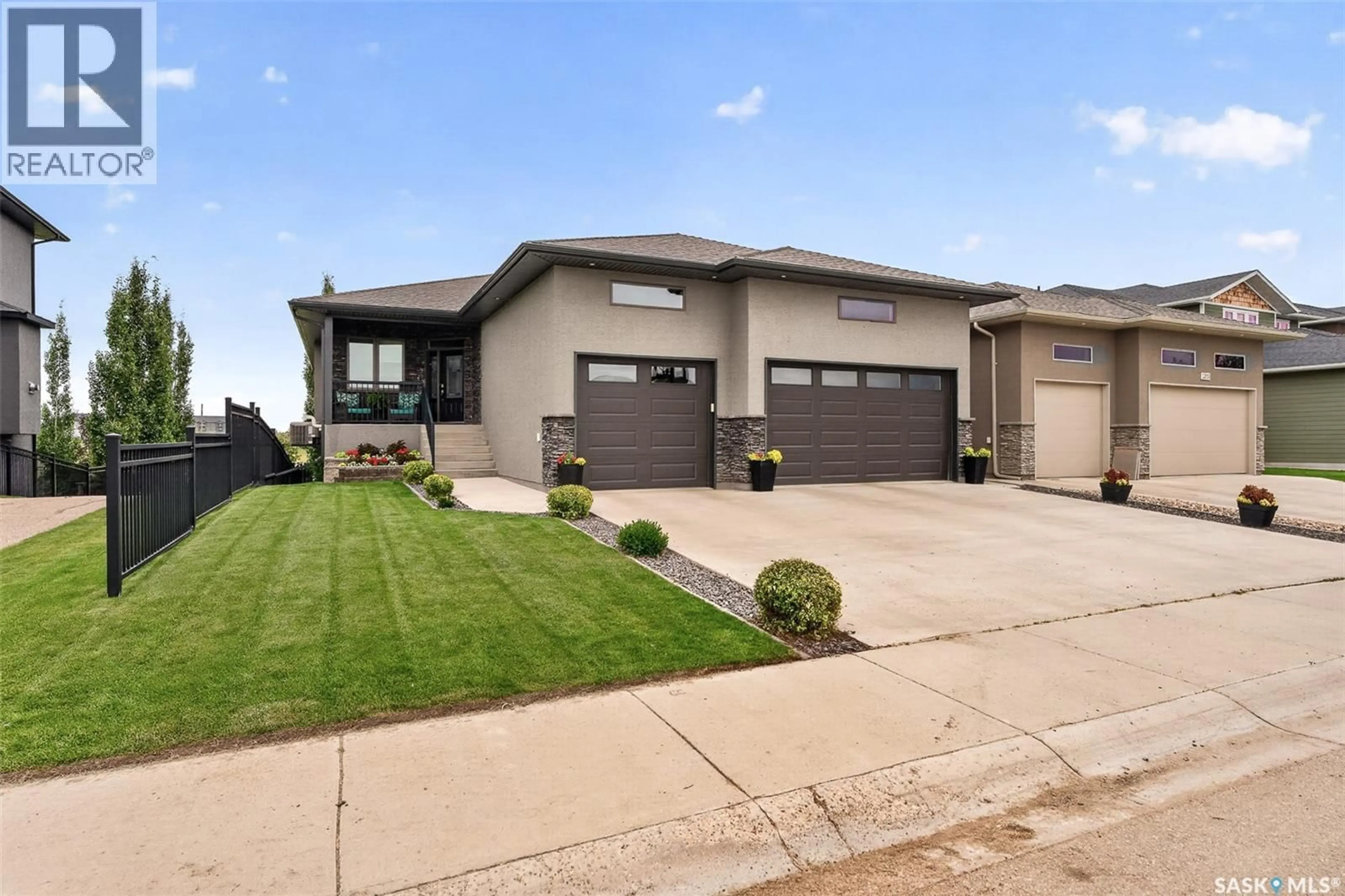 Home with brick exterior material, street for 1214 MEIER DRIVE, Moose Jaw Saskatchewan S6J0B2