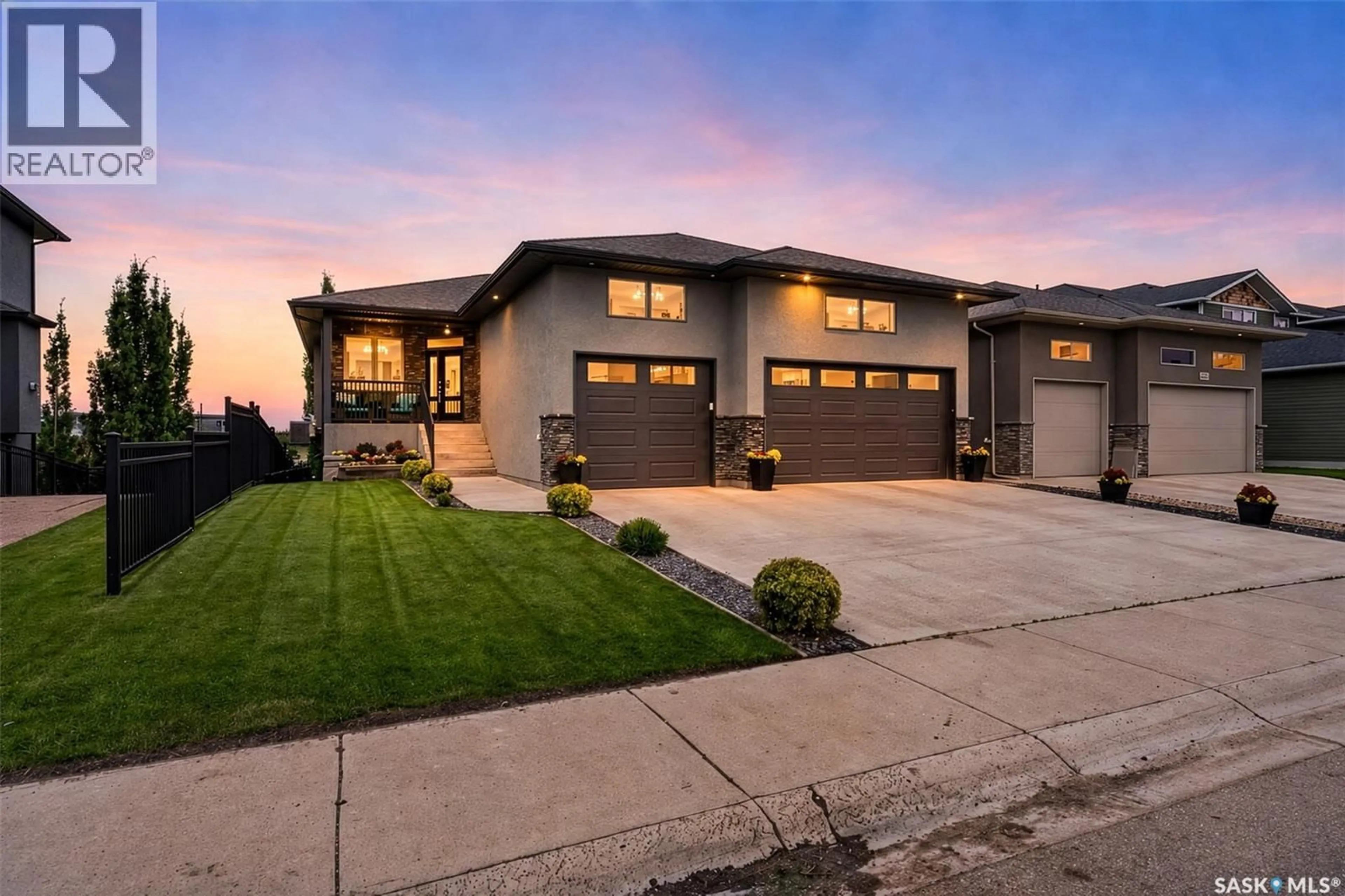 Home with brick exterior material, street for 1214 MEIER DRIVE, Moose Jaw Saskatchewan S6J0B2