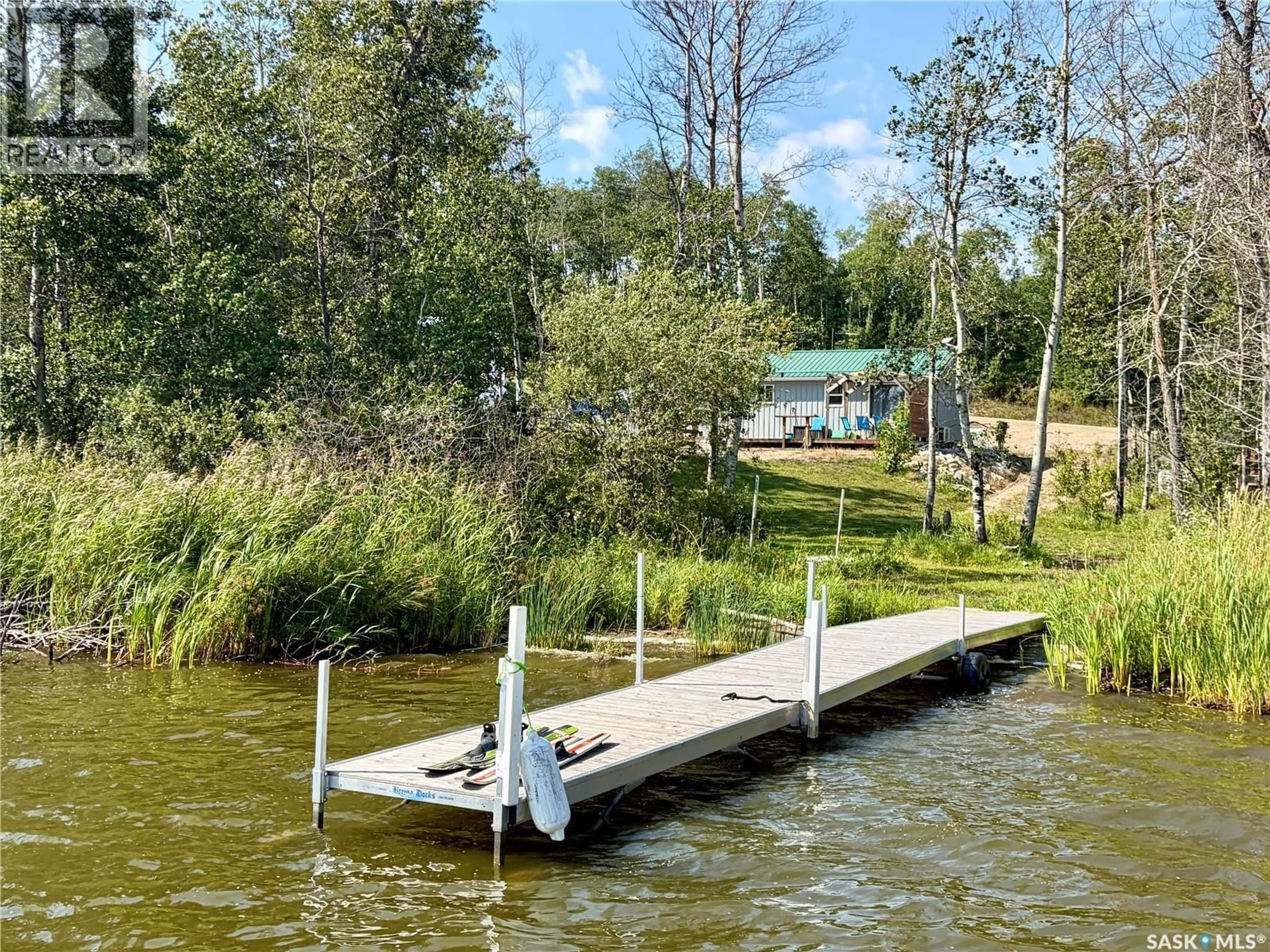 A pic from outside/outdoor area/front of a property/back of a property/a pic from drone, water/lake/river/ocean view for Lot 17 Block 2 - 17 WILLOW ROAD, Dixon Lake Saskatchewan S0K1A0