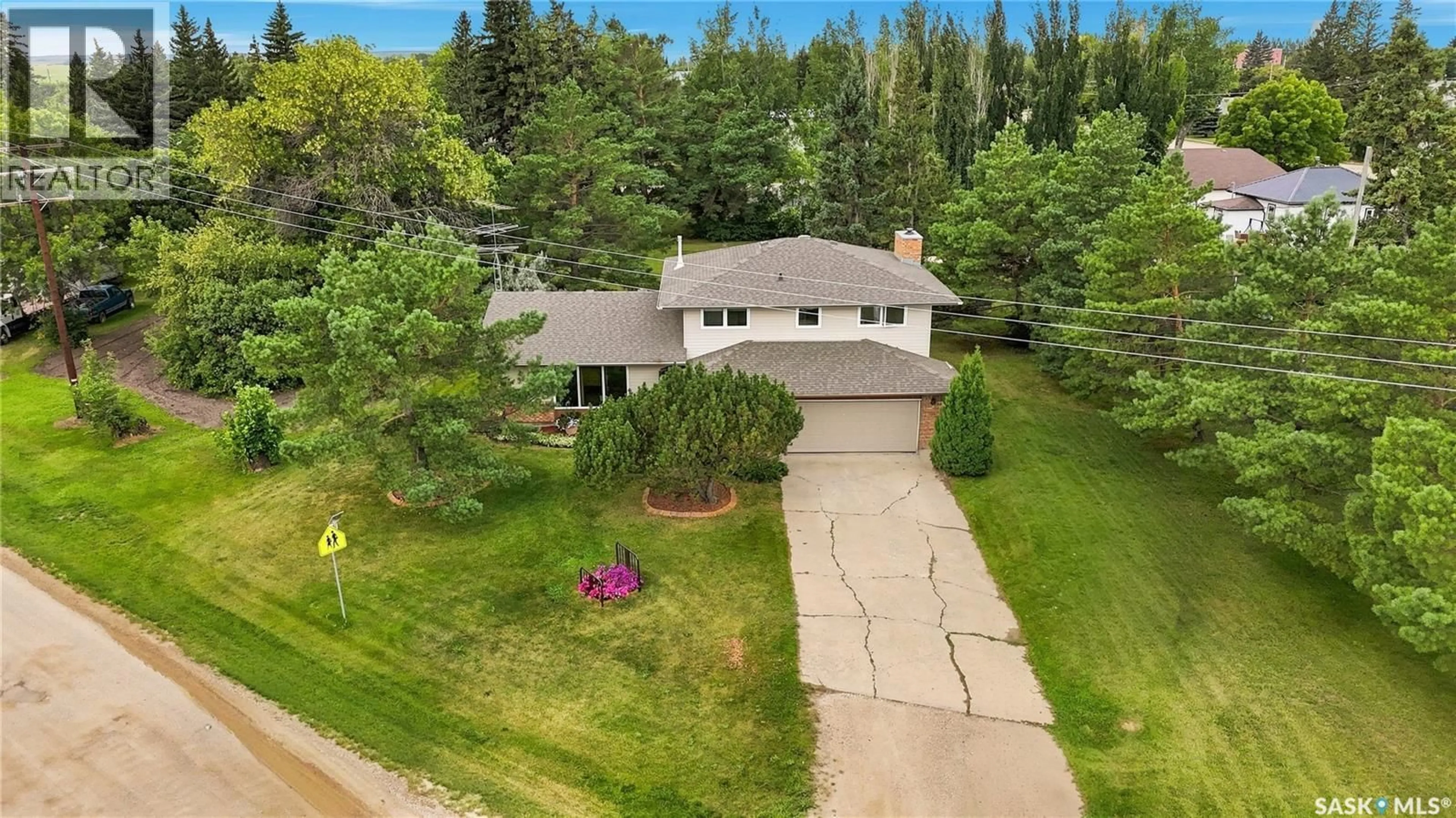 A pic from outside/outdoor area/front of a property/back of a property/a pic from drone, unknown for 320 N ALLOWANCE ROAD, Blaine Lake Saskatchewan S0J0J0