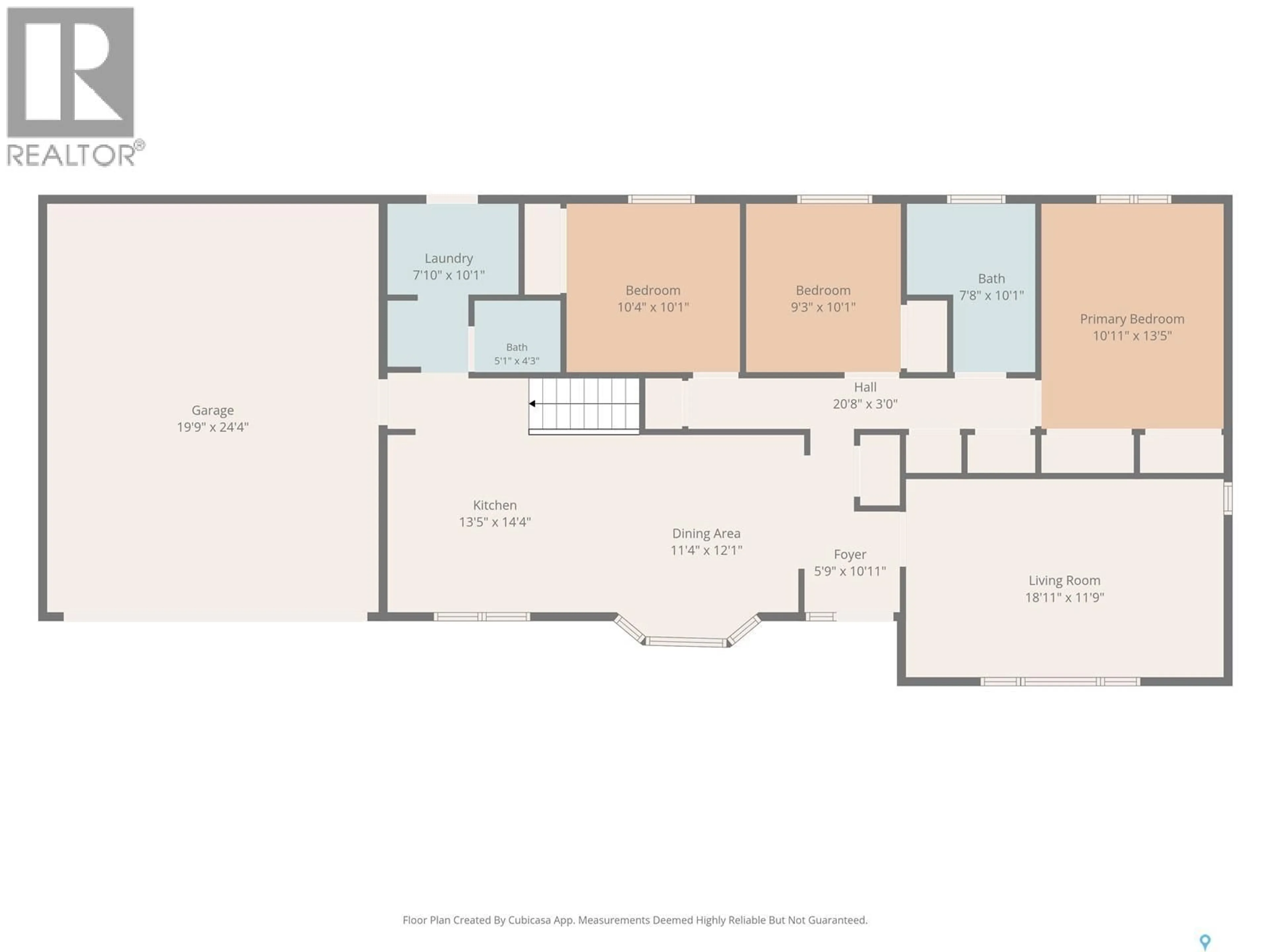 Floor plan for 2009 RAILWAY AVENUE, Laird Saskatchewan S0K2H0