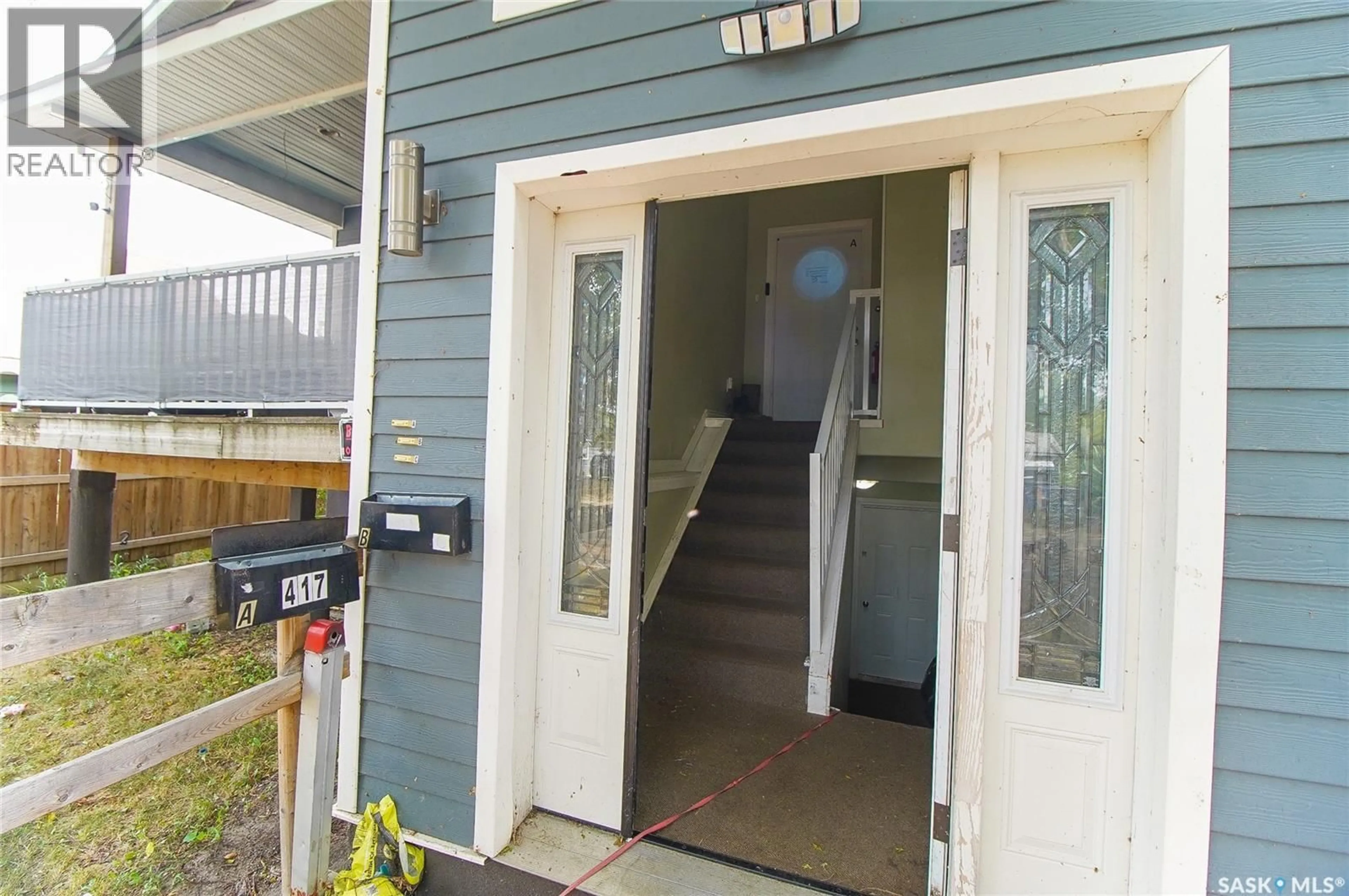 Indoor entryway for A B - 417 ROBINSON STREET, Regina Saskatchewan S4R3R5