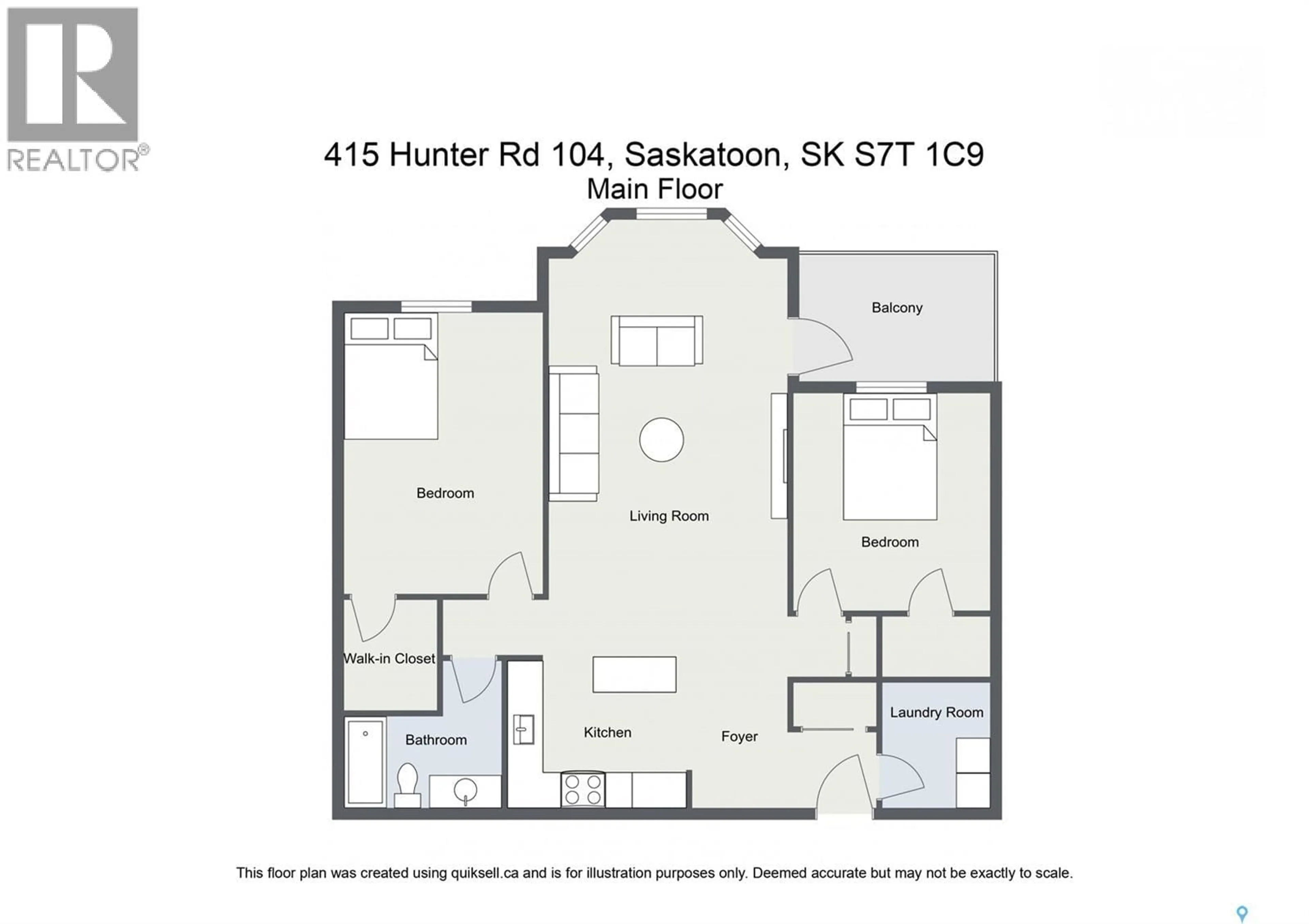 Floor plan for 104A HUNTER ROAD, Saskatoon Saskatchewan S7T0J7