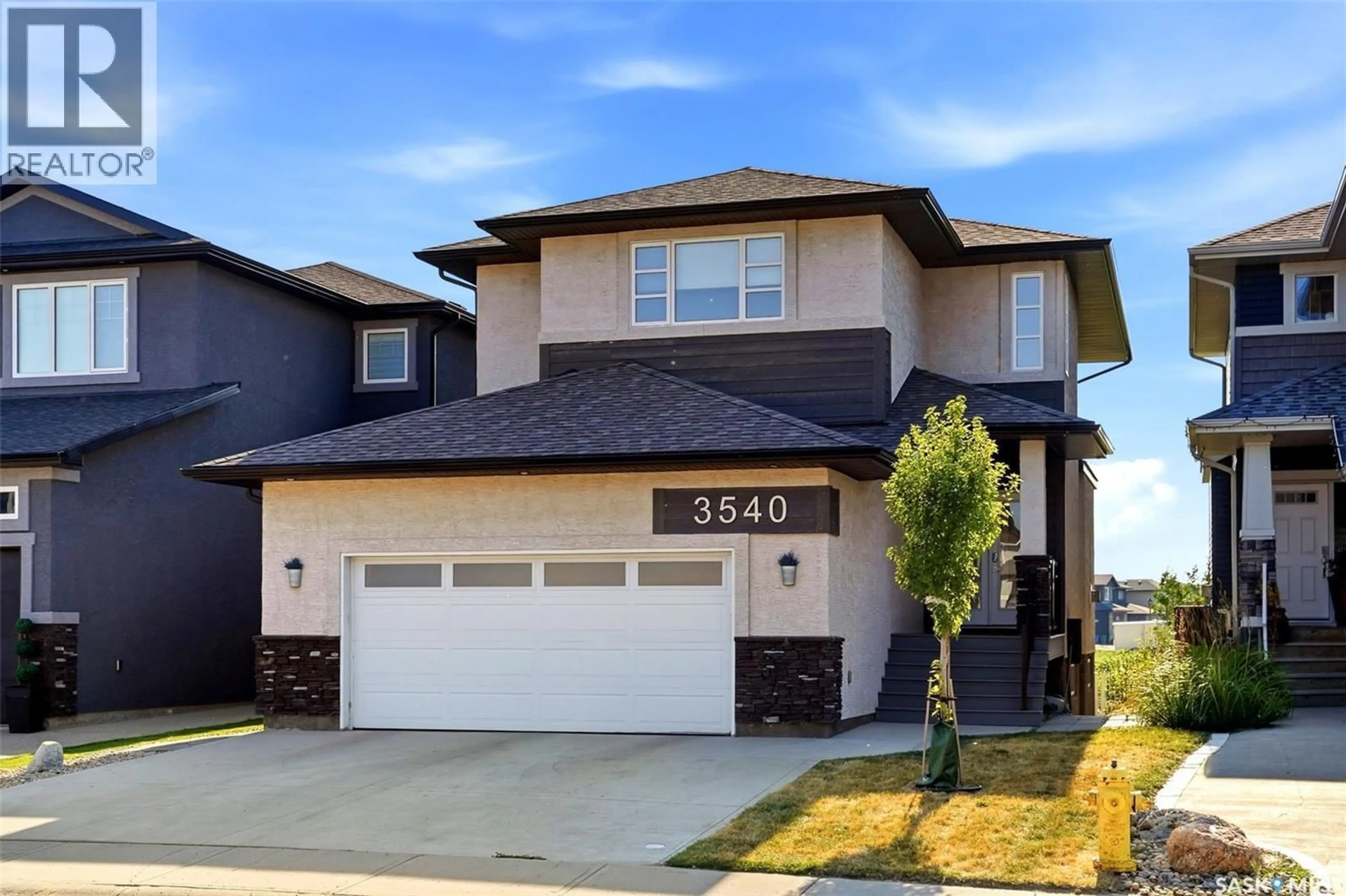 Home with vinyl exterior material, street for 3540 GREEN LILY ROAD, Regina Saskatchewan S4V3M8