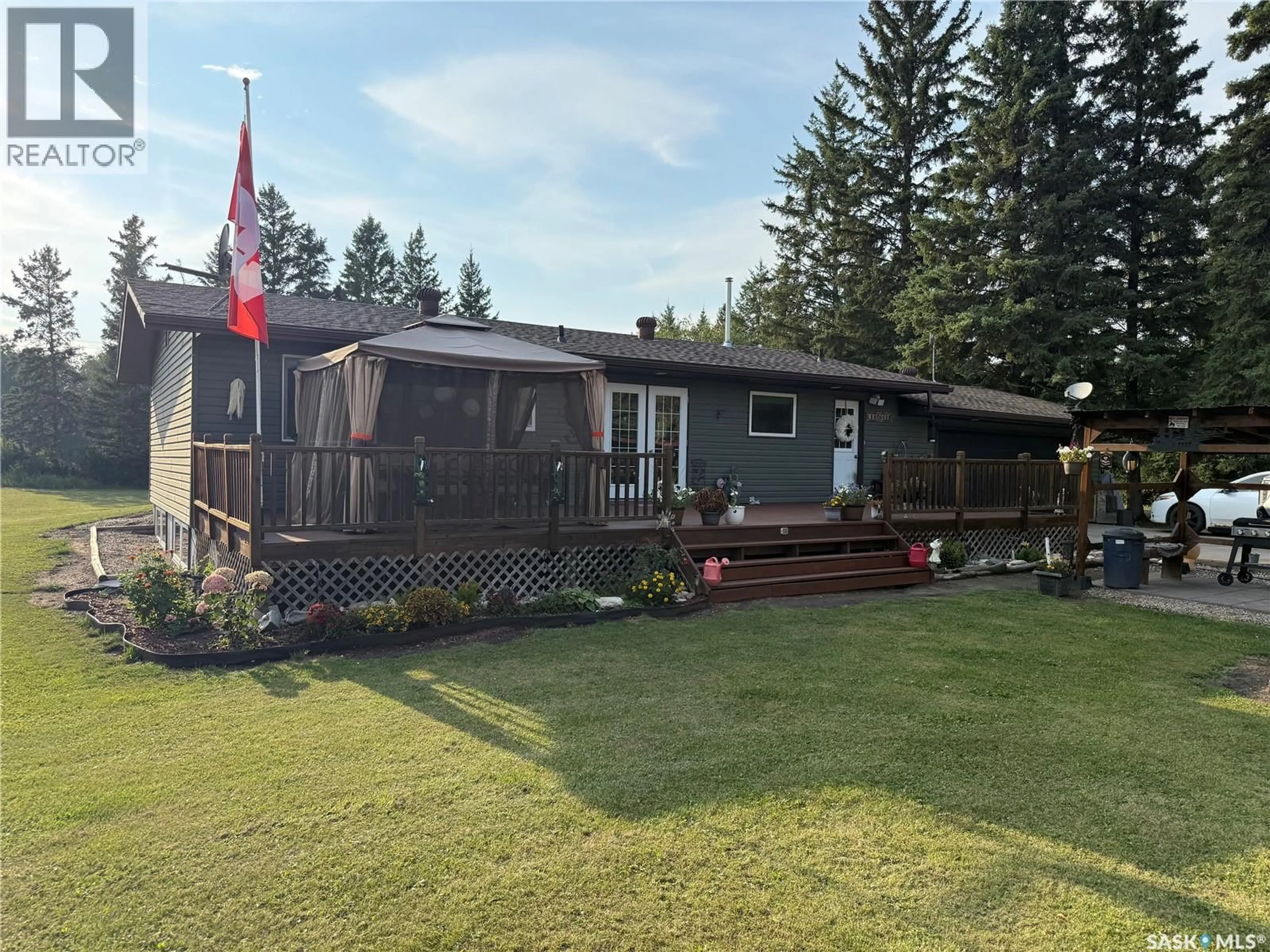 A pic from outside/outdoor area/front of a property/back of a property/a pic from drone, unknown for 3.61 NEMETH ACREAGE ACRES, Torch River Rm No. 488 Saskatchewan S0E1E0