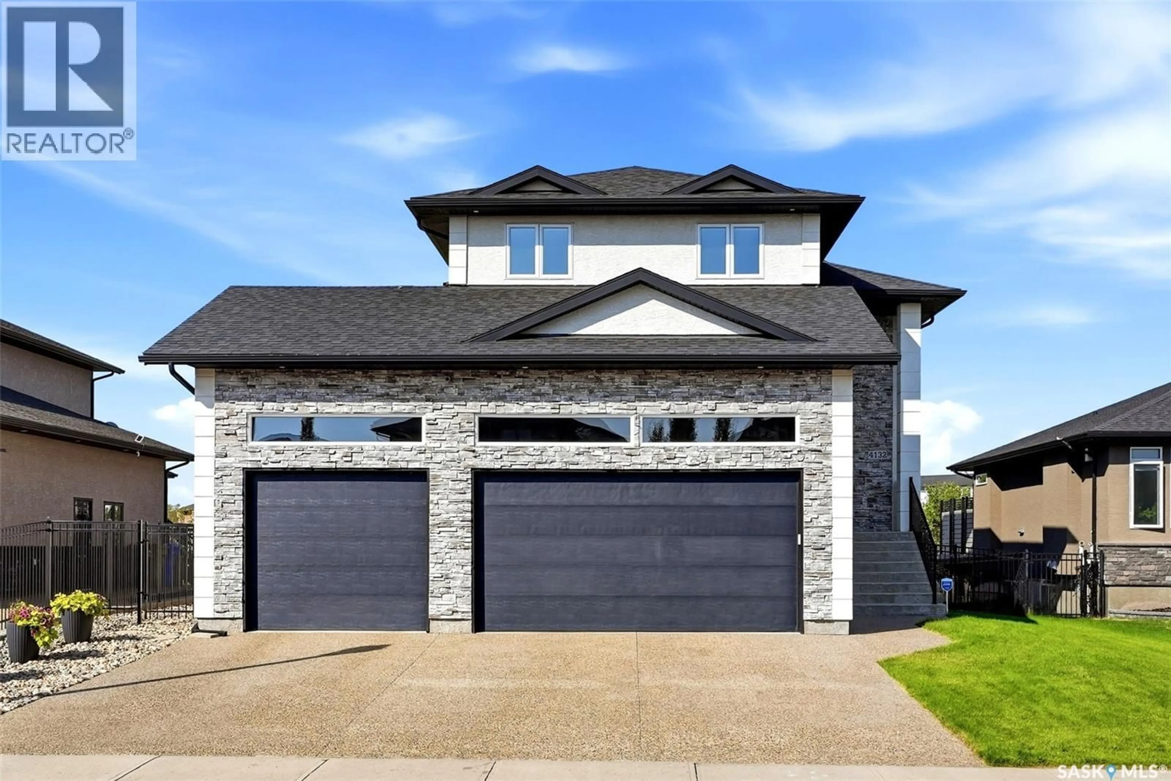 Home with brick exterior material, street for E - 4132 GREEN WILLOW TERRACE, Regina Saskatchewan S4V1M3
