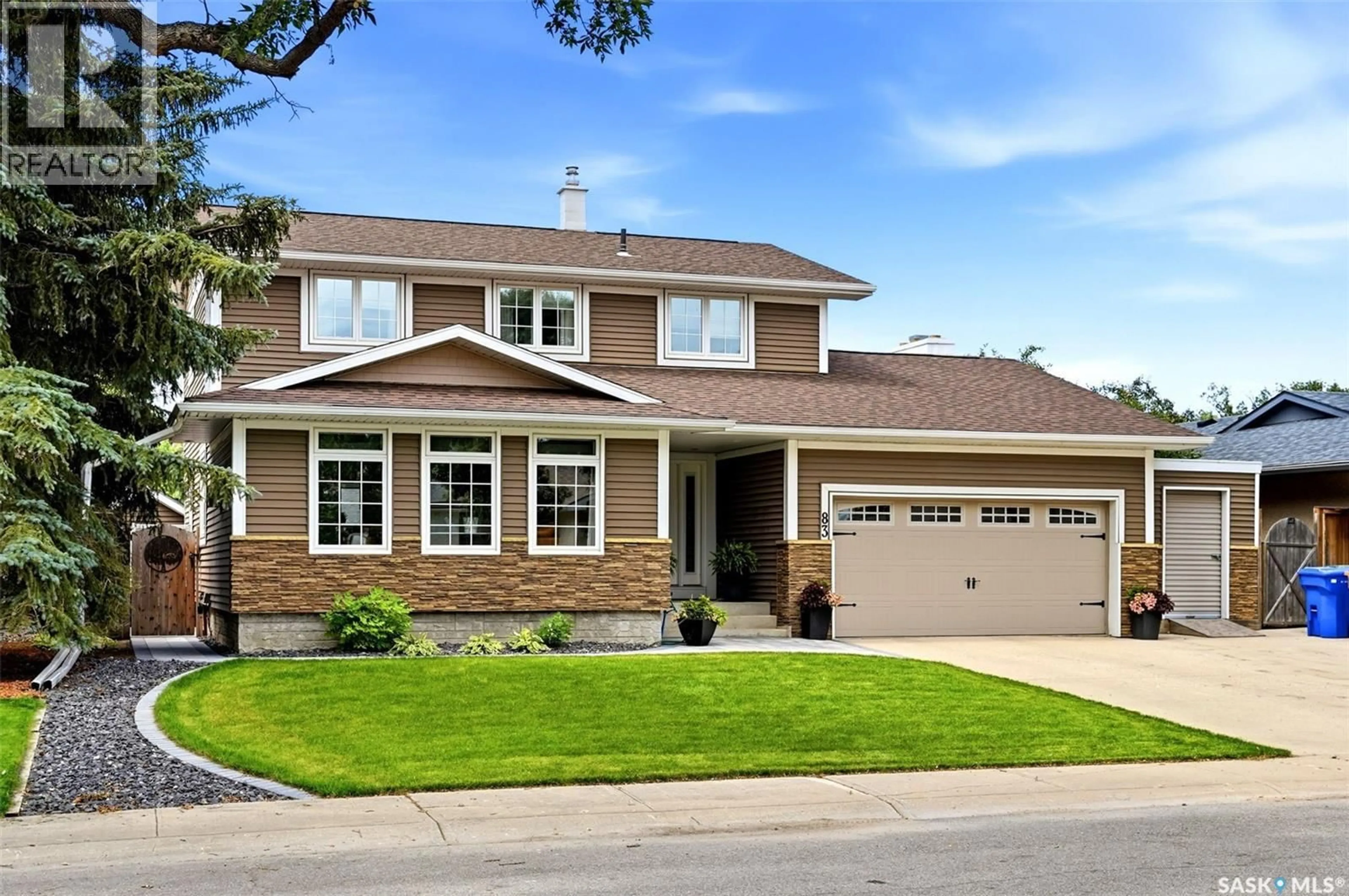 Home with brick exterior material, street for 83 MARQUIS CRESCENT, Regina Saskatchewan S4S6J8