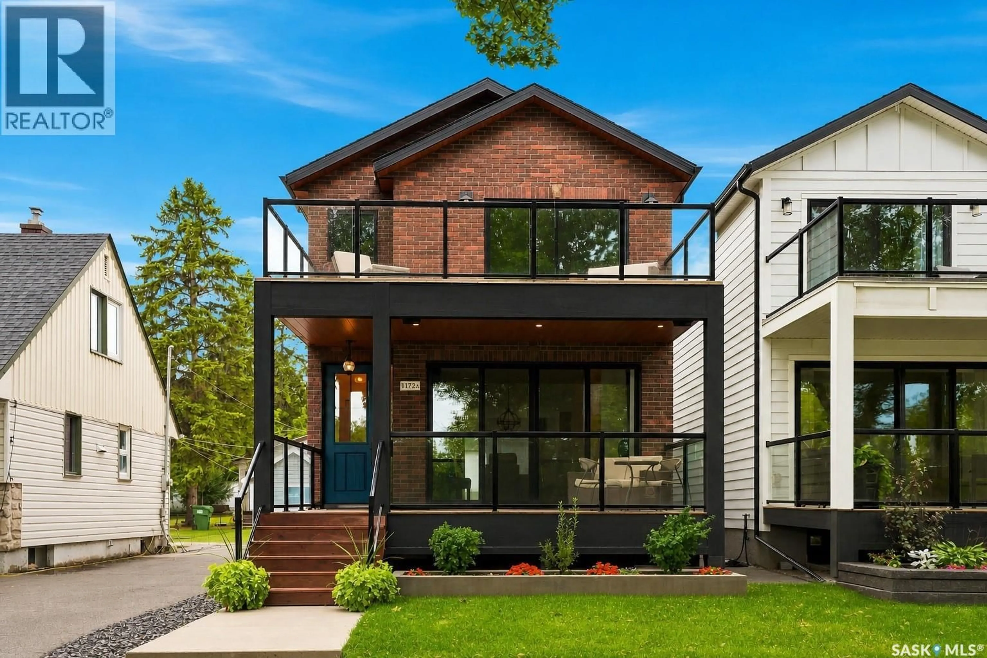 Home with brick exterior material, street for 1172 SPADINA CRESCENT, Saskatoon Saskatchewan S7K3H8