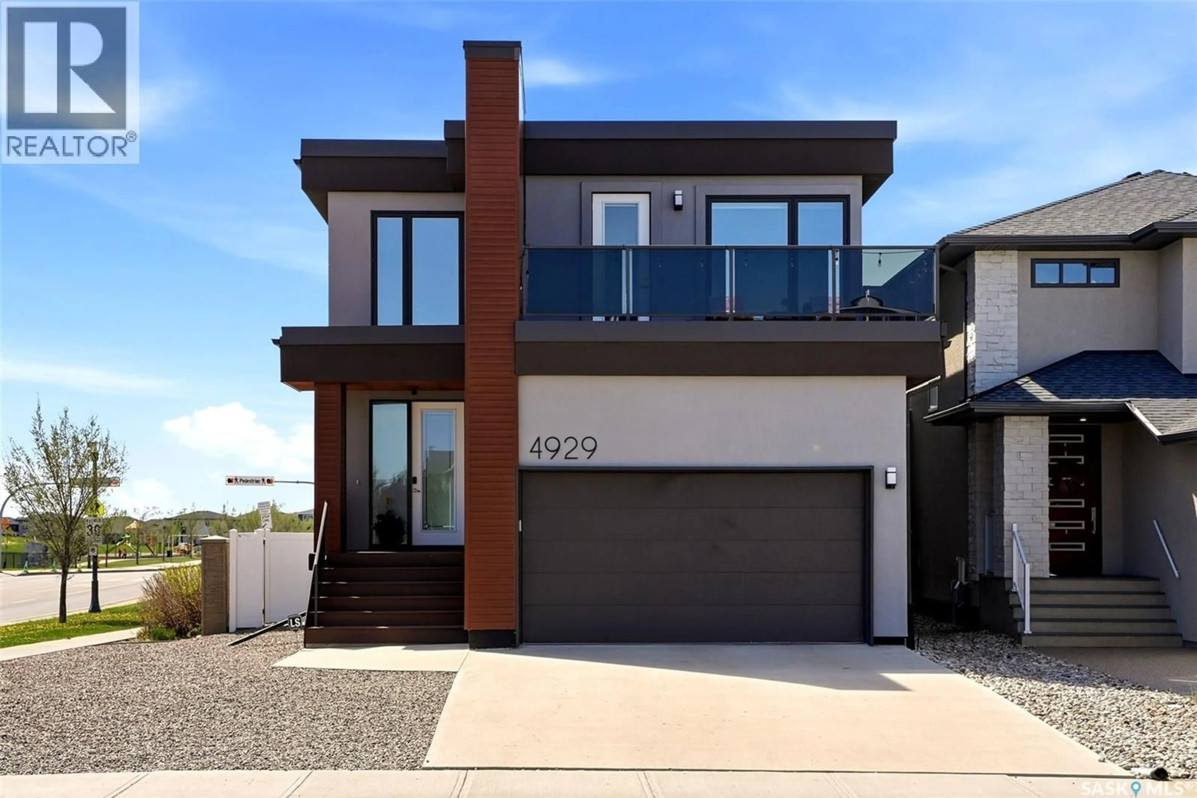 Home with brick exterior material, street for E - 4929 GREEN BROOKS WAY, Regina Saskatchewan S4V3K5