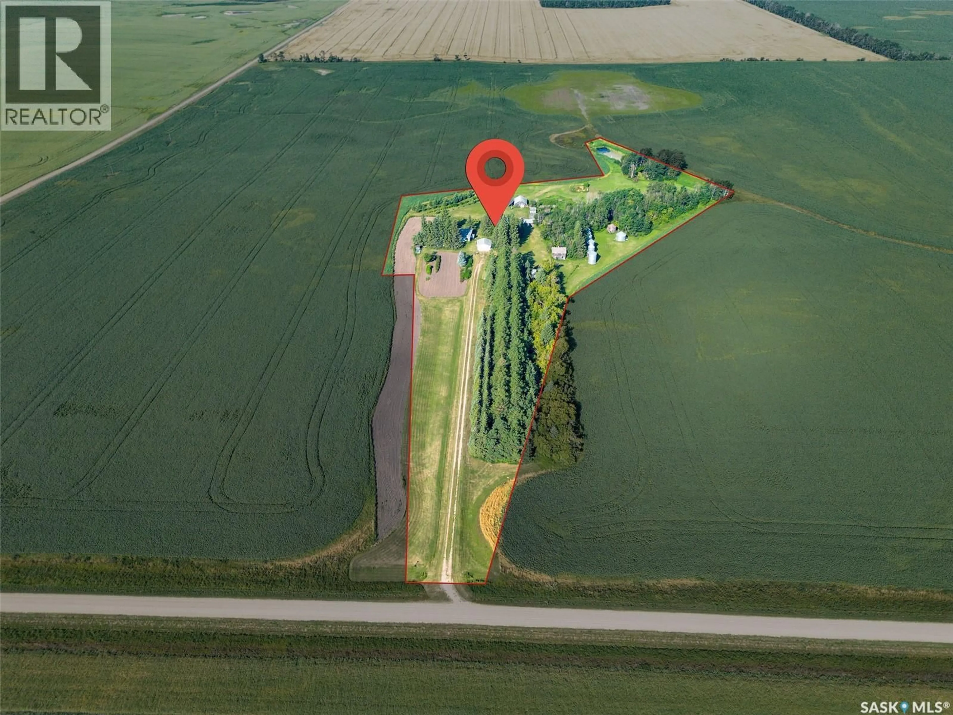 A pic from outside/outdoor area/front of a property/back of a property/a pic from drone, unknown for BLACKLAWS ACREAGE, Tisdale Rm No. 427 Saskatchewan S0E1T0