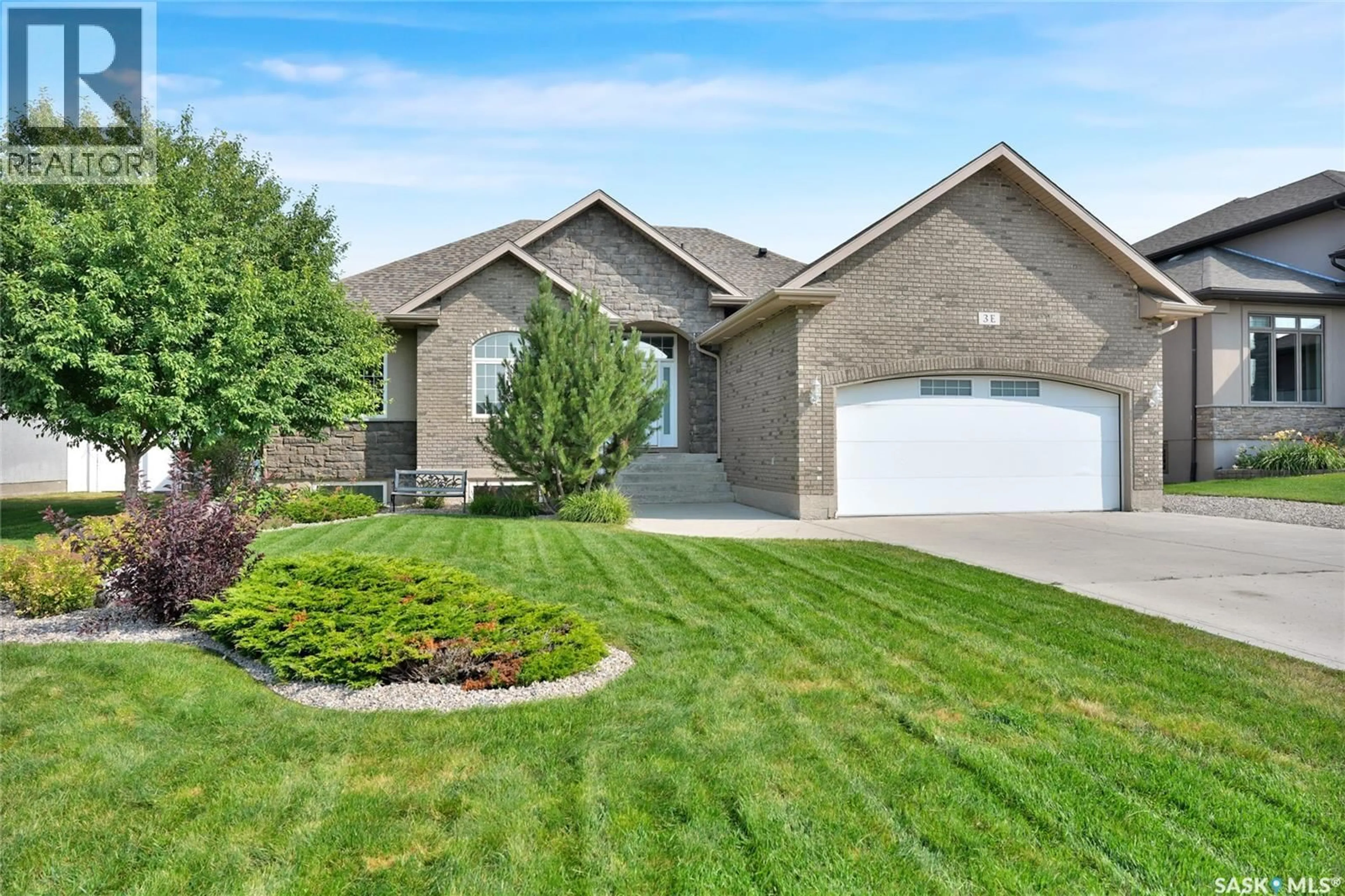 Home with brick exterior material, street for 3 LOTT ROAD, White City Saskatchewan S4L5B1