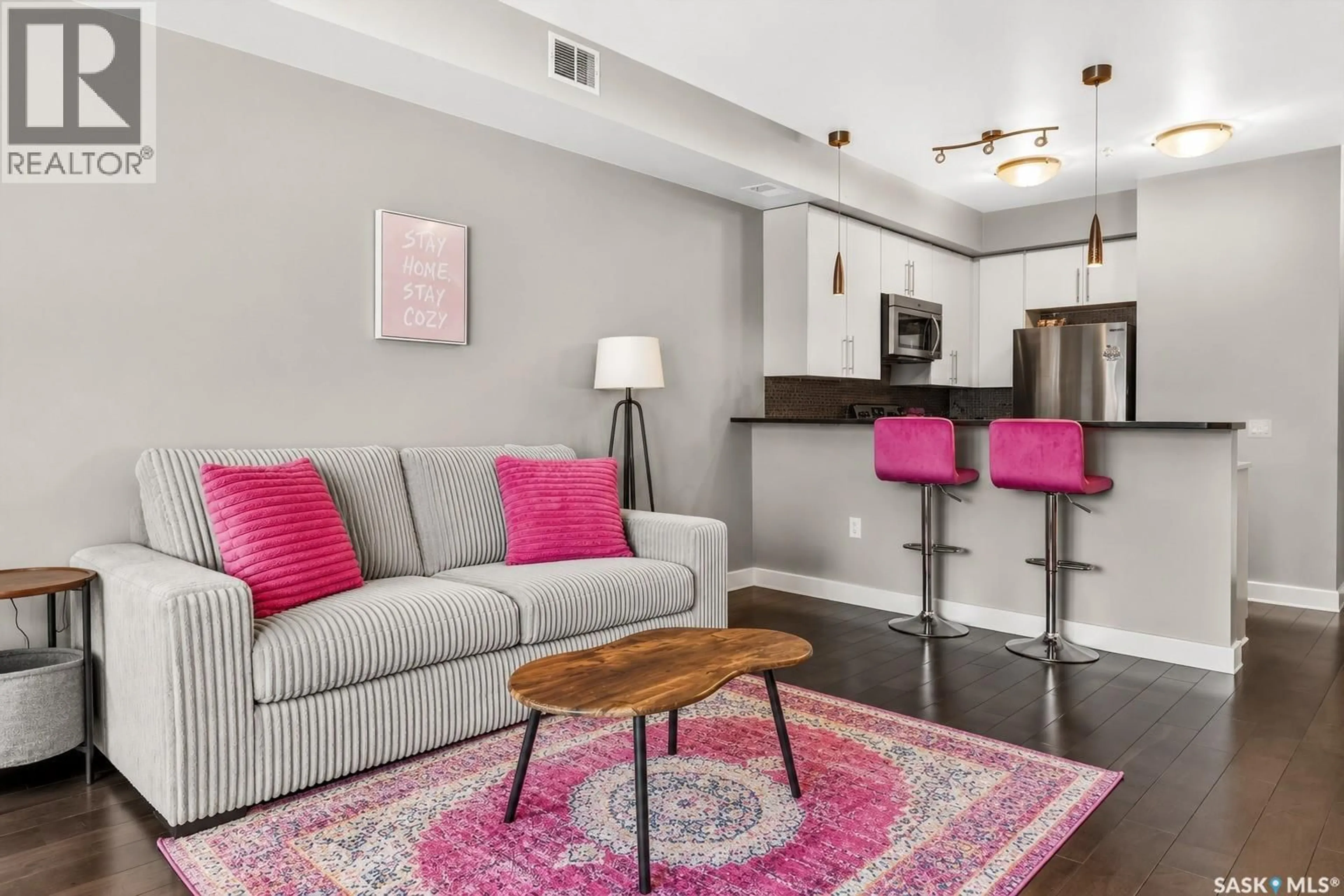 Living room with furniture, unknown for 202 2255 ANGUS STREET, Regina Saskatchewan S4T2A3