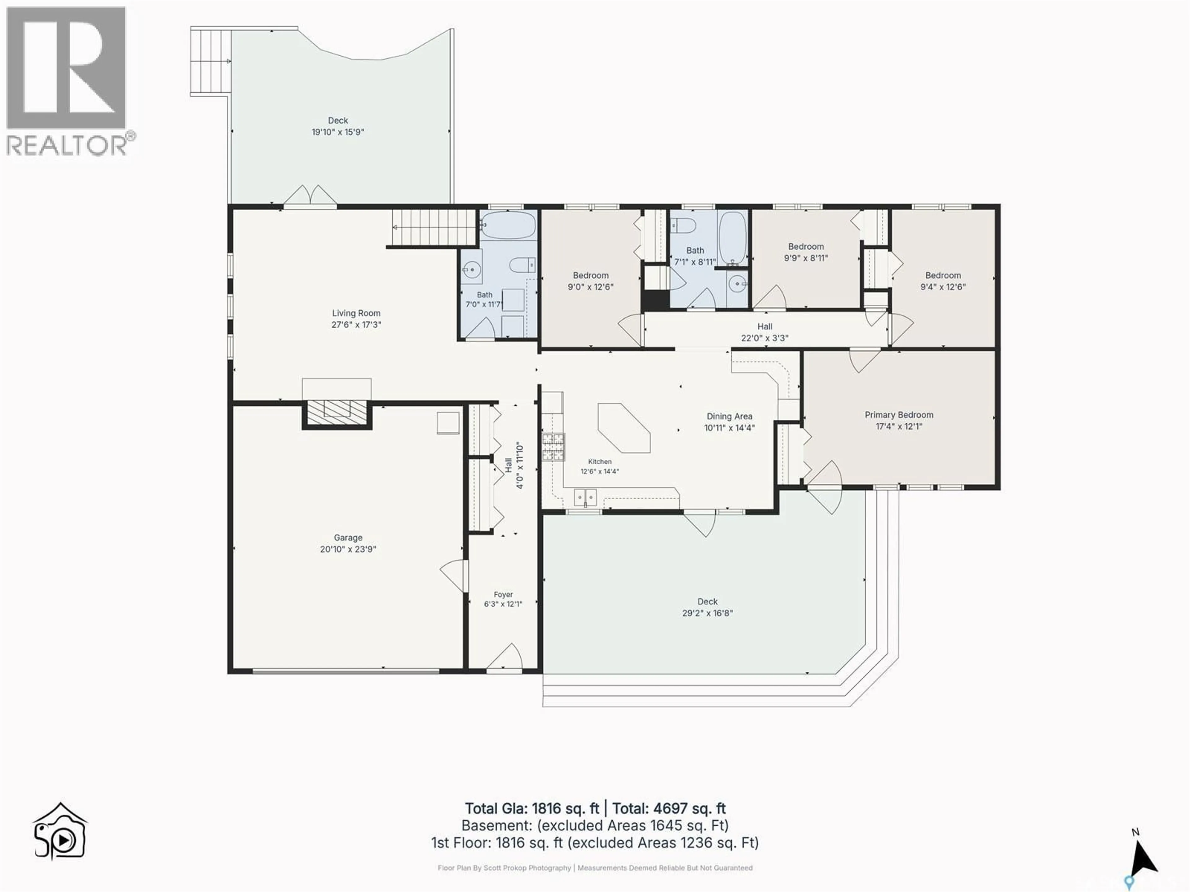 Floor plan for PETZ ACREAGE, Corman Park Rm No. 344 Saskatchewan S0K2T0