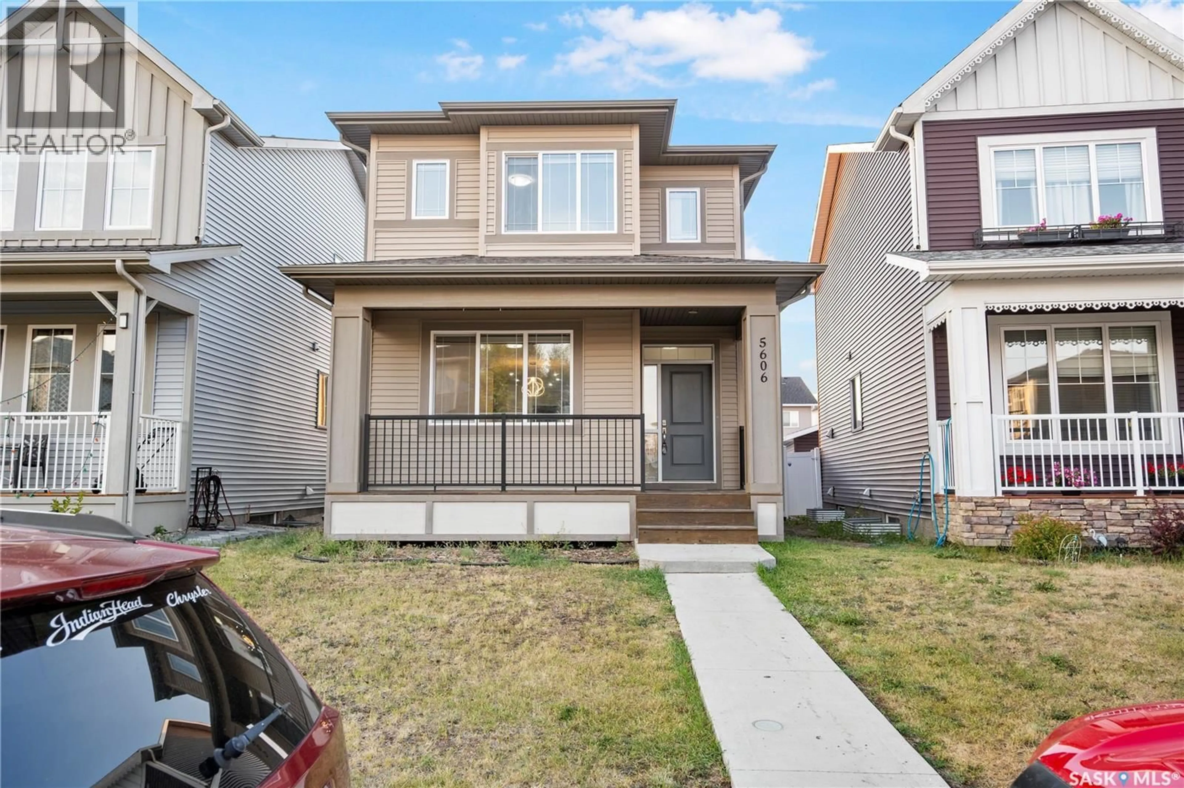 Home with vinyl exterior material, street for 5606 MCCAUGHEY STREET, Regina Saskatchewan S4W0P3