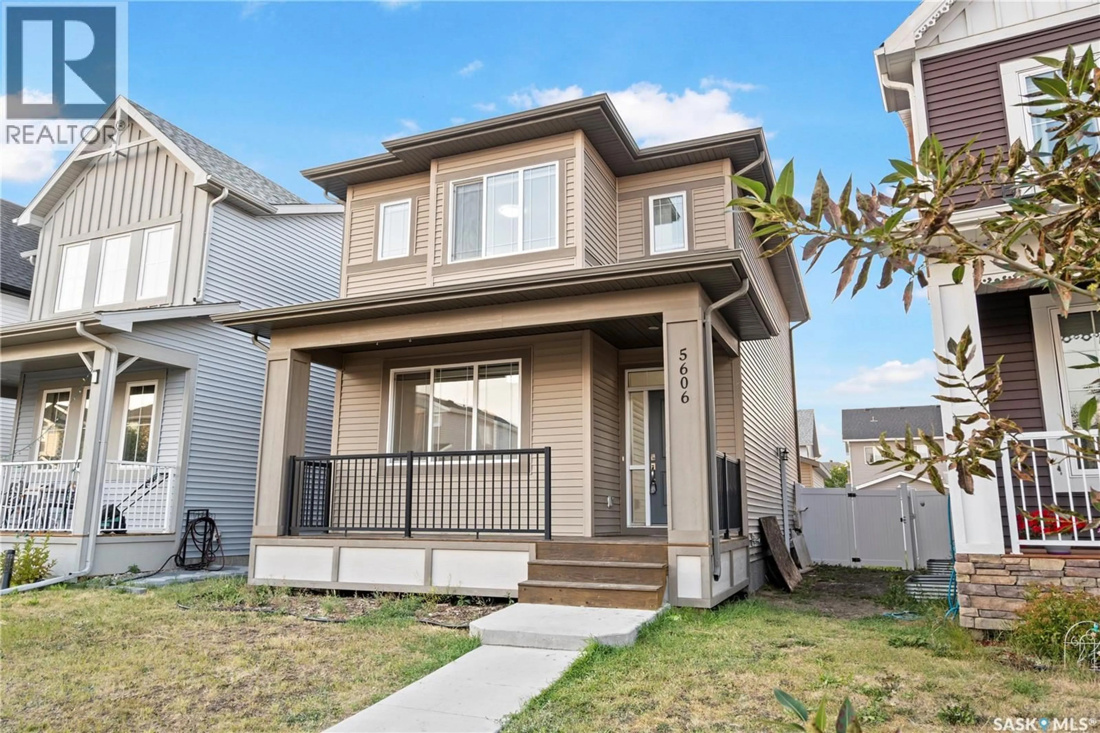 Home with vinyl exterior material, street for 5606 MCCAUGHEY STREET, Regina Saskatchewan S4W0P3