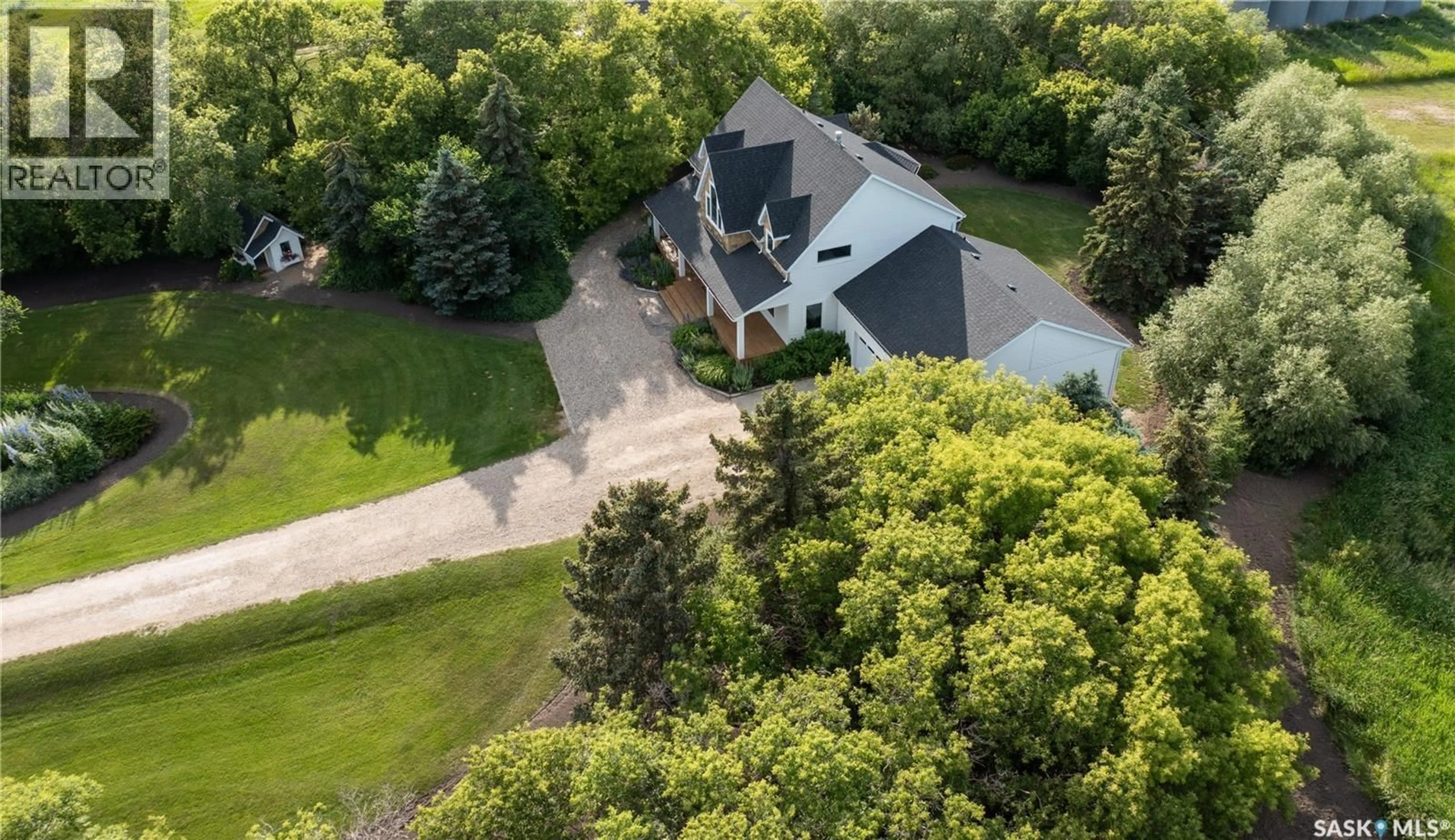 A pic from outside/outdoor area/front of a property/back of a property/a pic from drone, unknown for SEIER ACREAGE, Kipling Saskatchewan S0G2S0