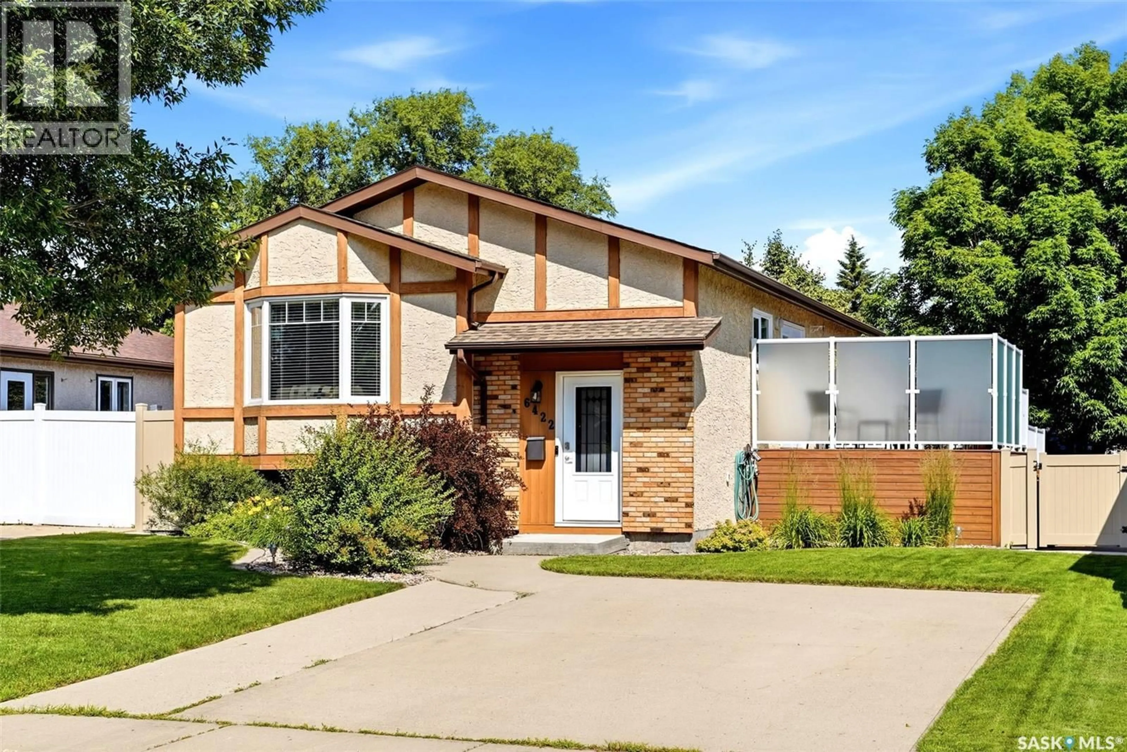 Home with vinyl exterior material, street for 6422 HIRD CRESCENT, Regina Saskatchewan S4X4G8