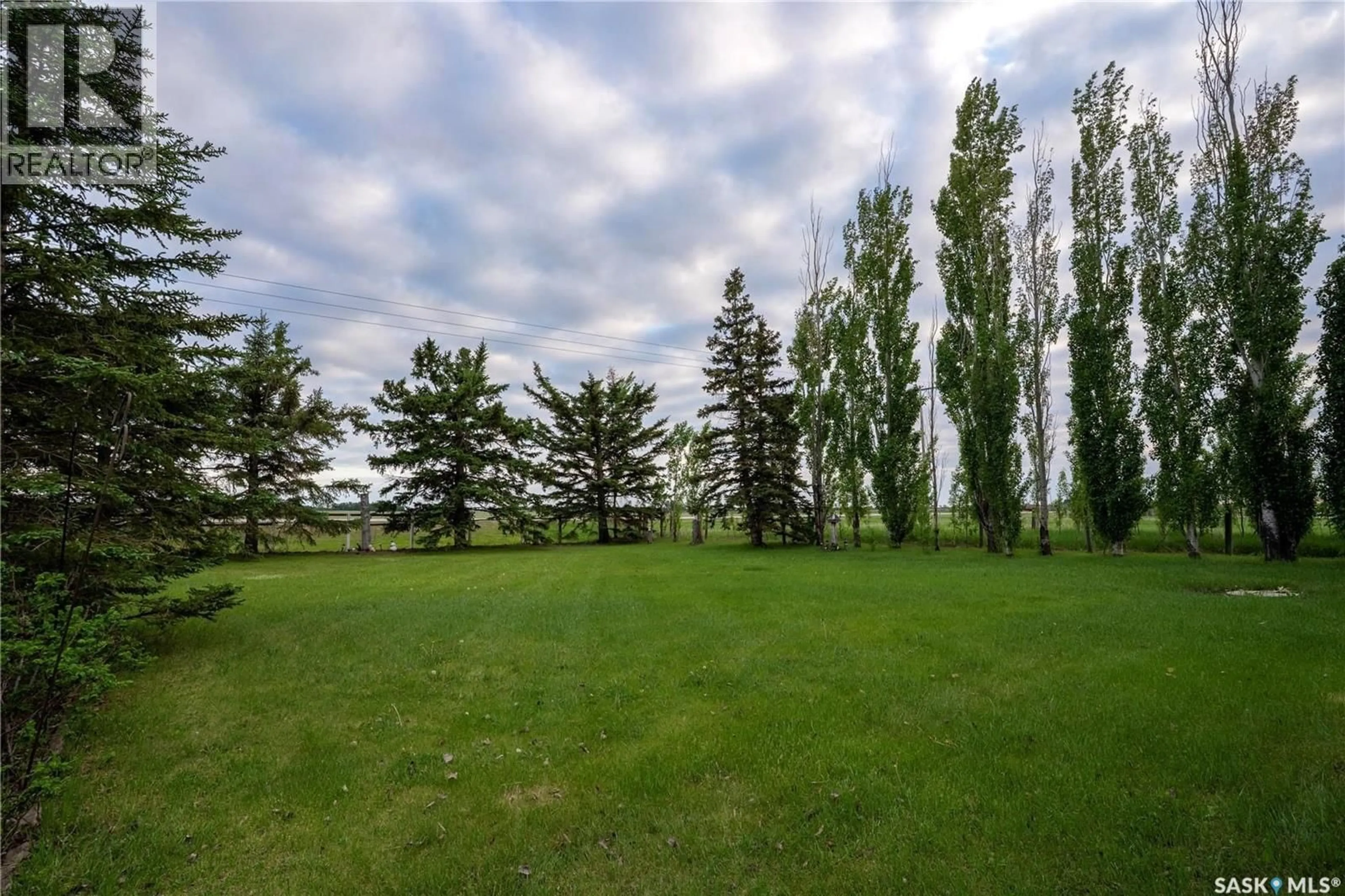 A pic from outside/outdoor area/front of a property/back of a property/a pic from drone, forest/trees view for ROSTHERN ACREAGE, Rosthern Rm No. 403 Saskatchewan S0K3R0