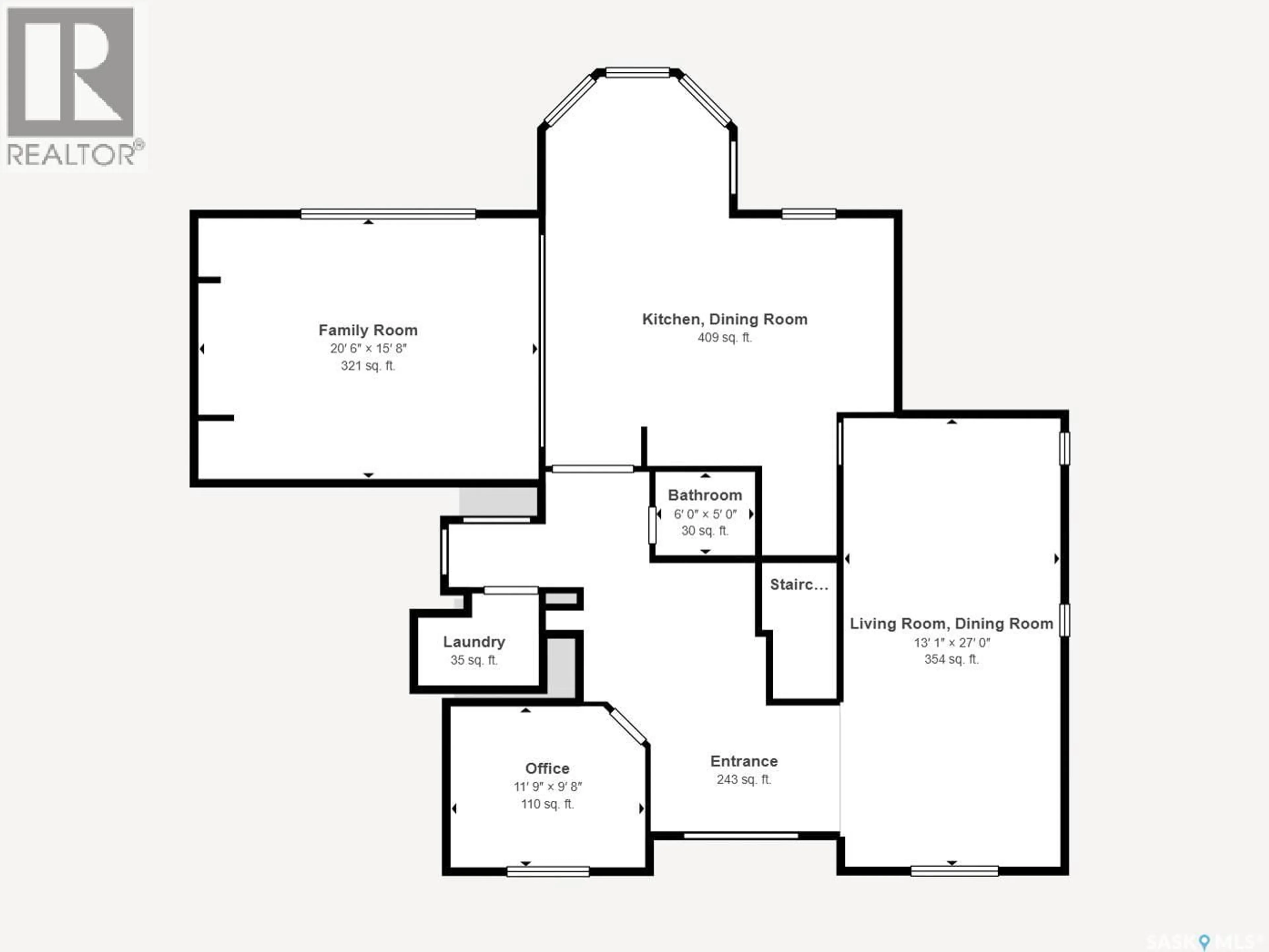 Floor plan for 8259 WASCANA GARDENS POINT, Regina Saskatchewan S4V1G8