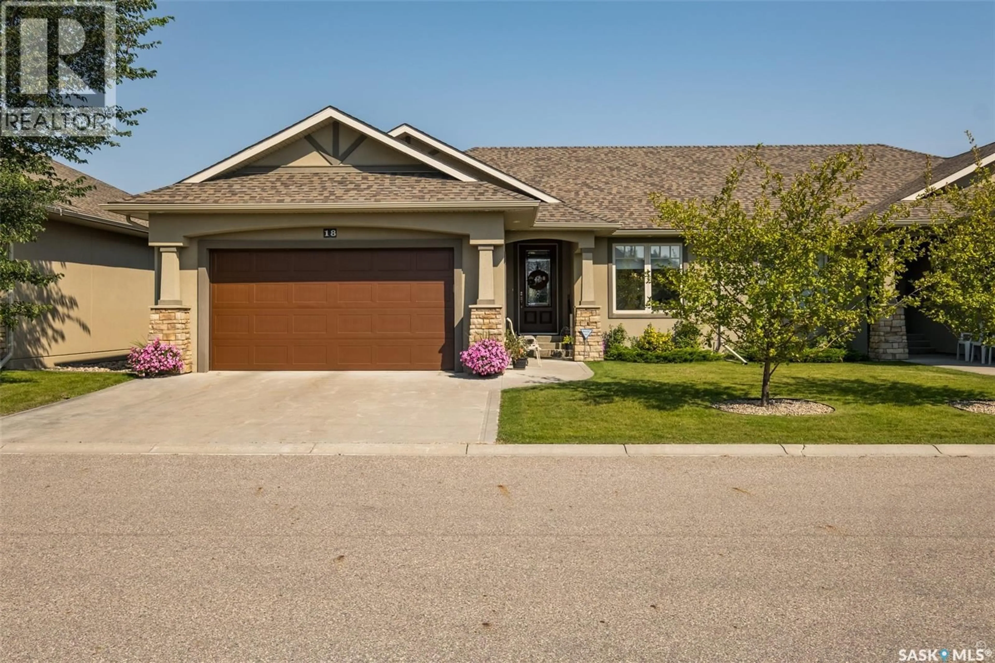 Home with brick exterior material, street for 18 - 2805 LAKEVIEW DRIVE, Prince Albert Saskatchewan S6W0A4