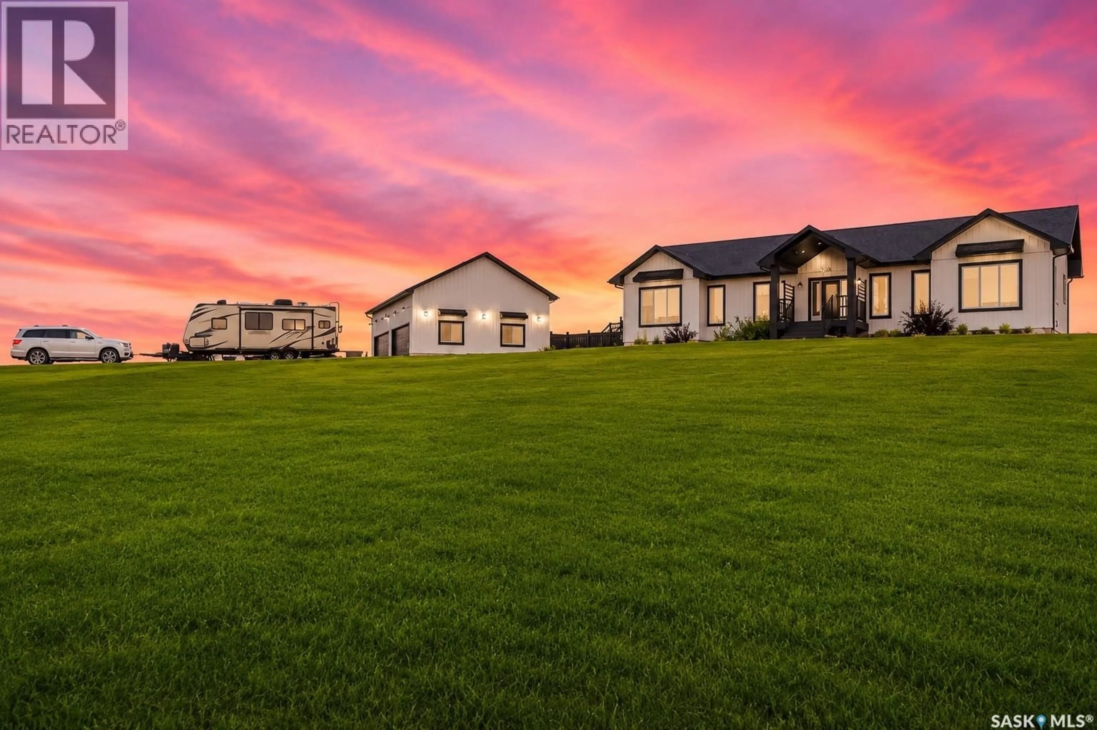 A pic from outside/outdoor area/front of a property/back of a property/a pic from drone, mountain view for 33 DEERFOOT TRAIL, Longlaketon Rm No. 219 Saskatchewan S0G0W0