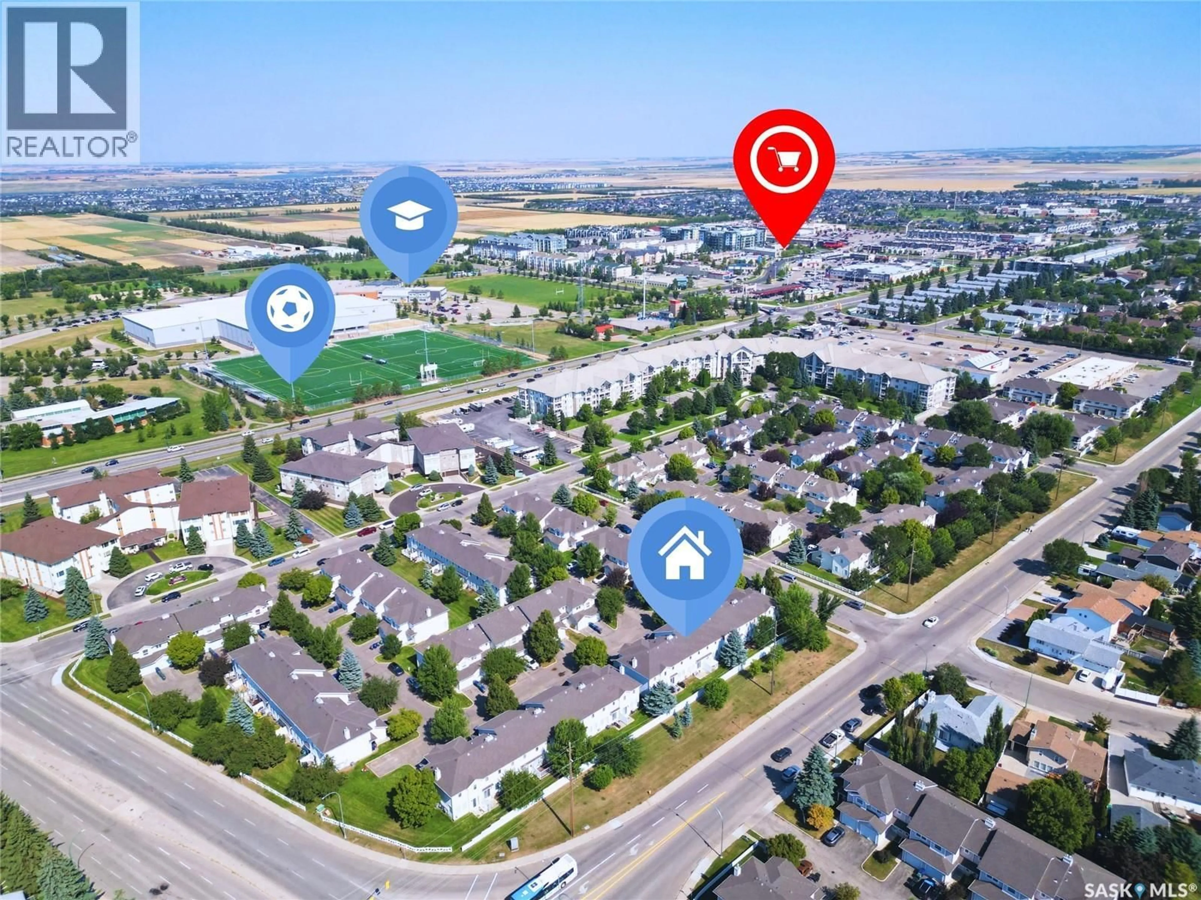 Picture of a map for 18 110 KEEVIL CRESCENT, Saskatoon Saskatchewan S7N4N8