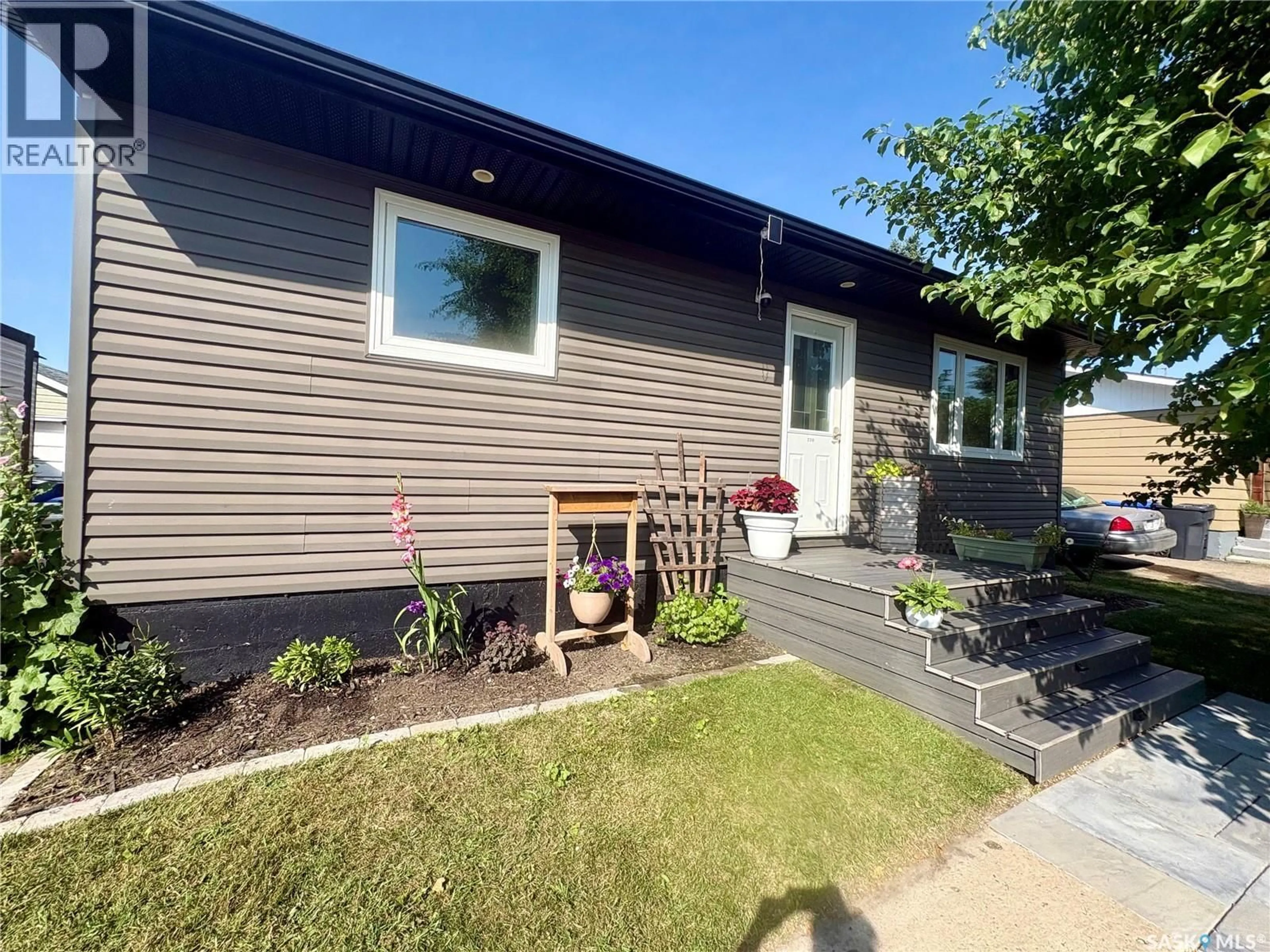 Home with vinyl exterior material, street for 220 ALLAN AVENUE, Churchbridge Saskatchewan S0A0M0