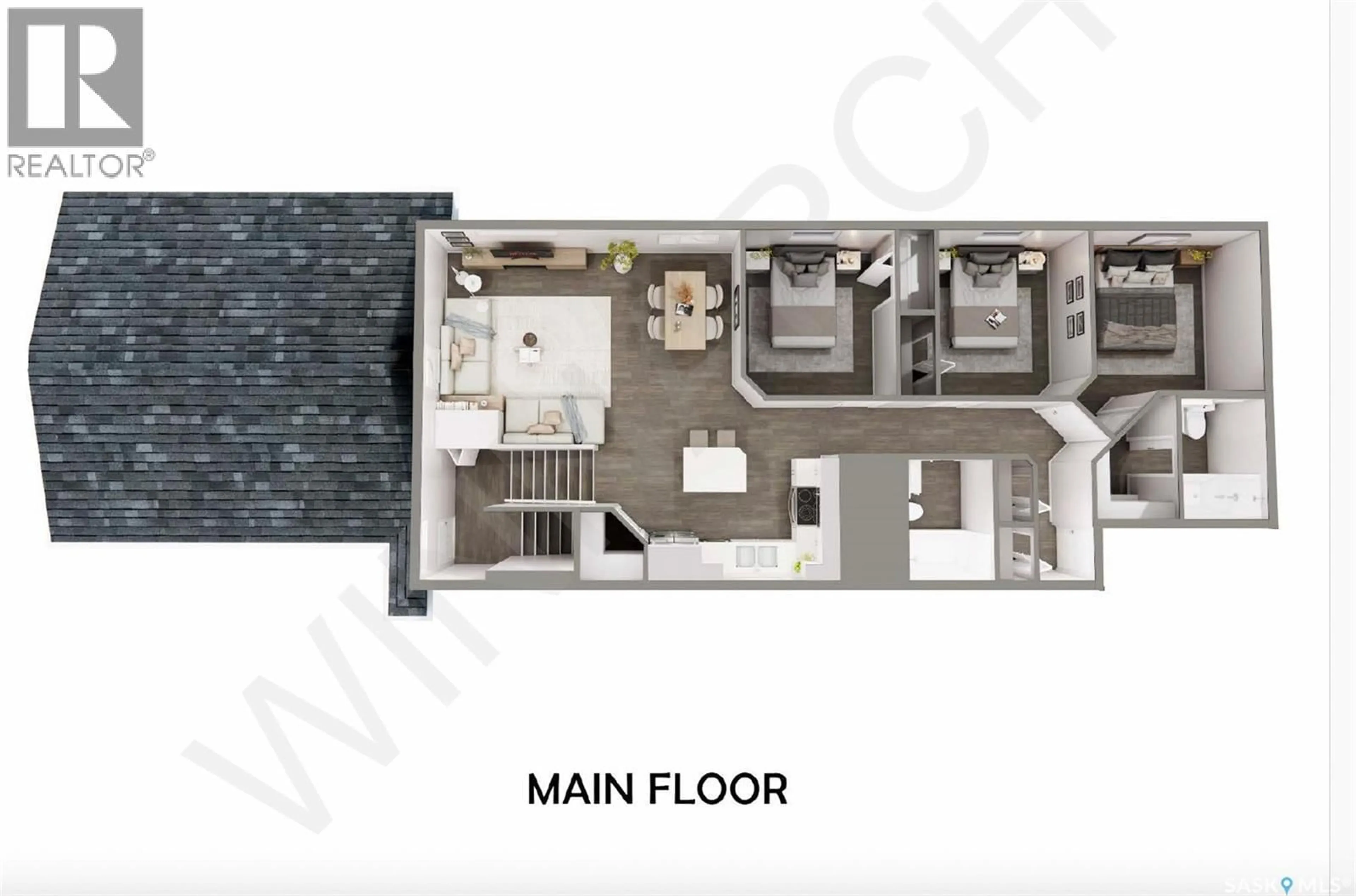 Floor plan for 606 YUEL CRESCENT, Saskatoon Saskatchewan S7W1N9