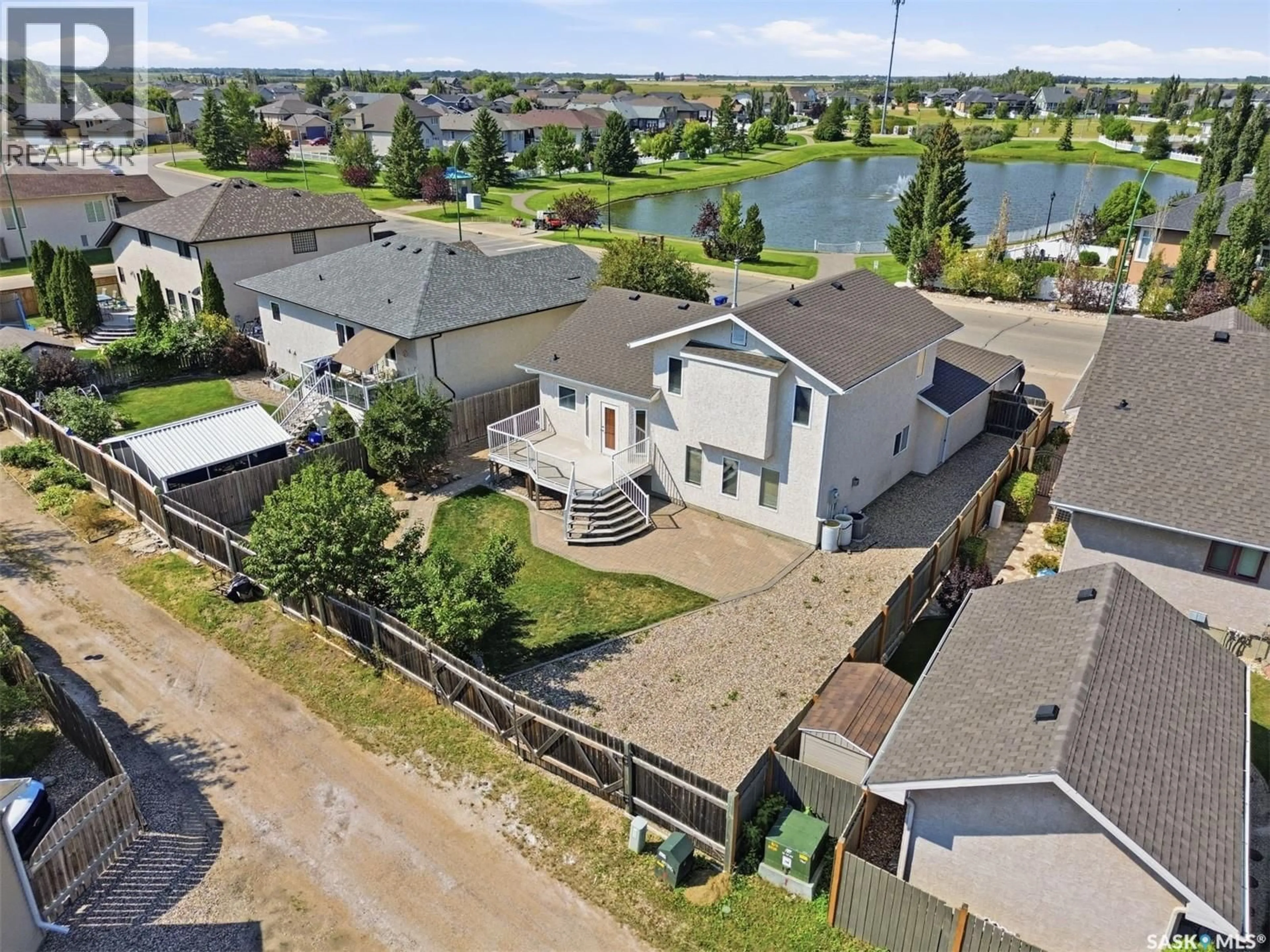 A pic from outside/outdoor area/front of a property/back of a property/a pic from drone, unknown for 506 CRYSTAL SPRINGS DRIVE, Warman Saskatchewan S0K0A1