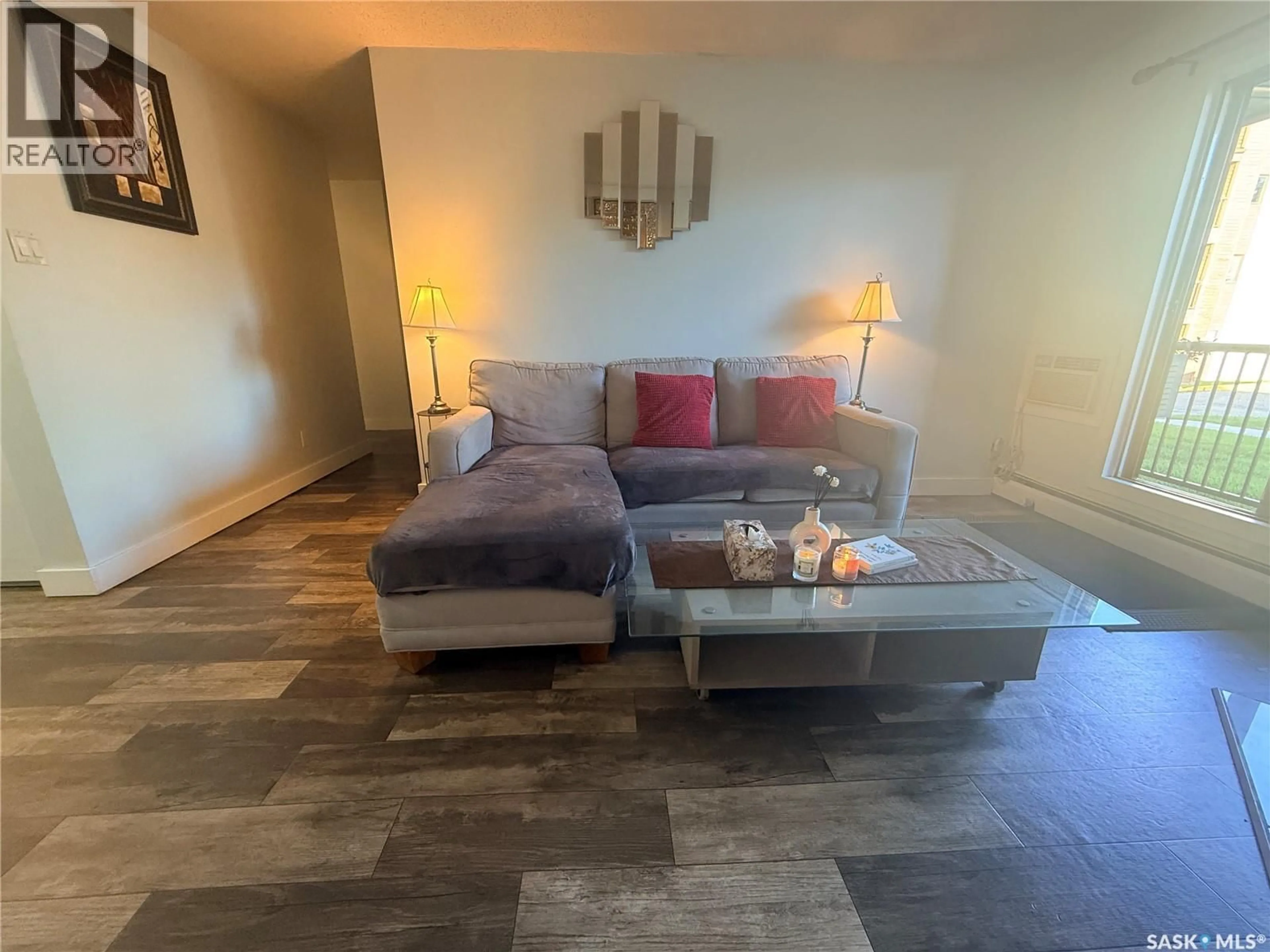 Living room with furniture, unknown for 112 - 3308 33RD STREET, Saskatoon Saskatchewan S7L6S5