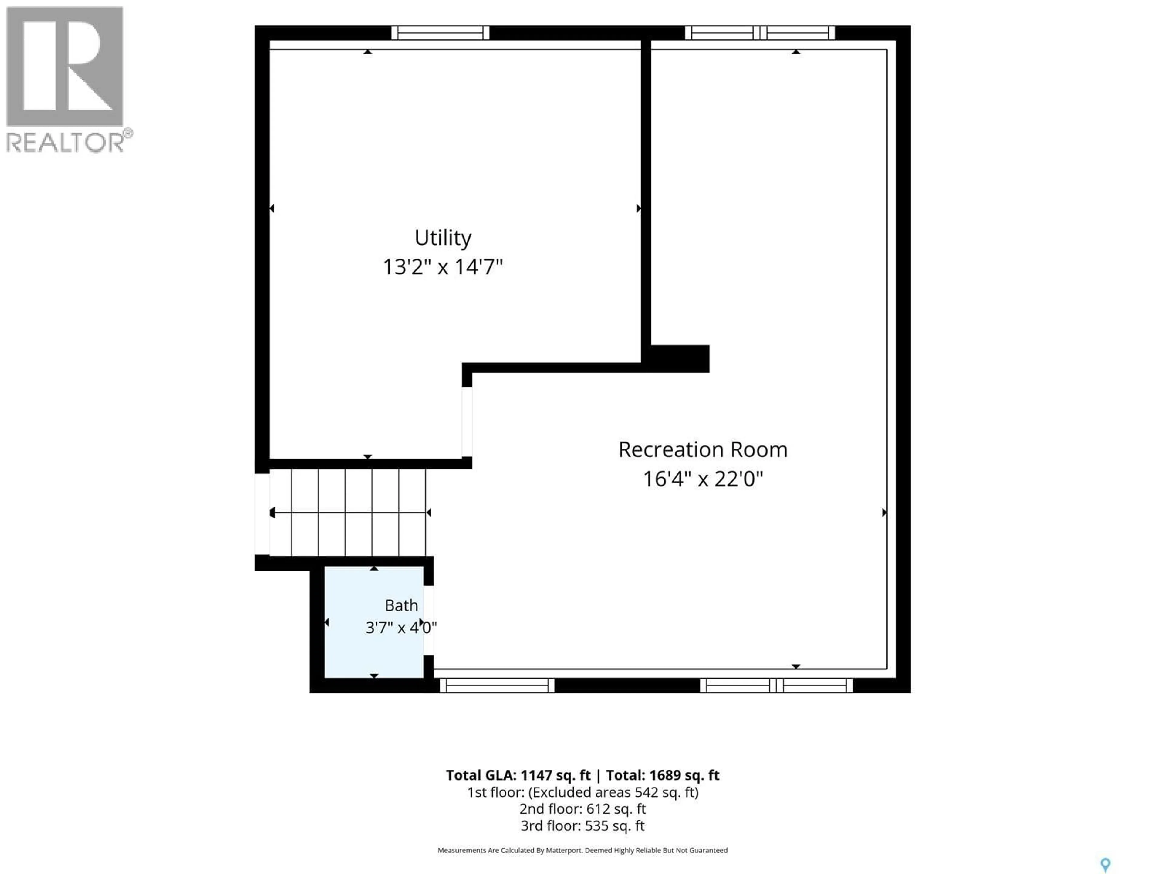Floor plan for 2524 GRANT ROAD, Regina Saskatchewan S4S5E6