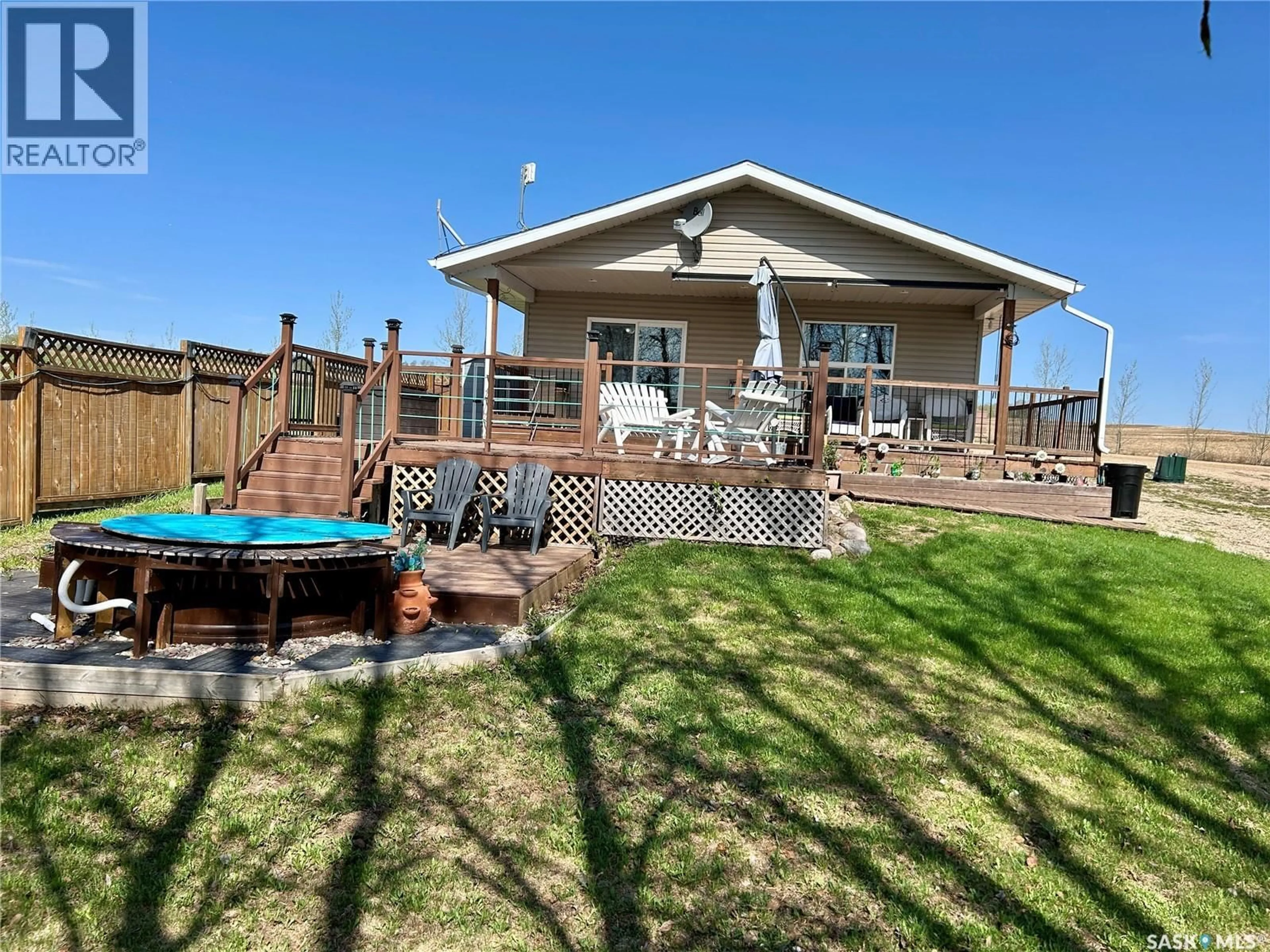 A pic from outside/outdoor area/front of a property/back of a property/a pic from drone, water/lake/river/ocean view for 2 WILLOW ROAD, Dixon Lake Saskatchewan S0K1A0