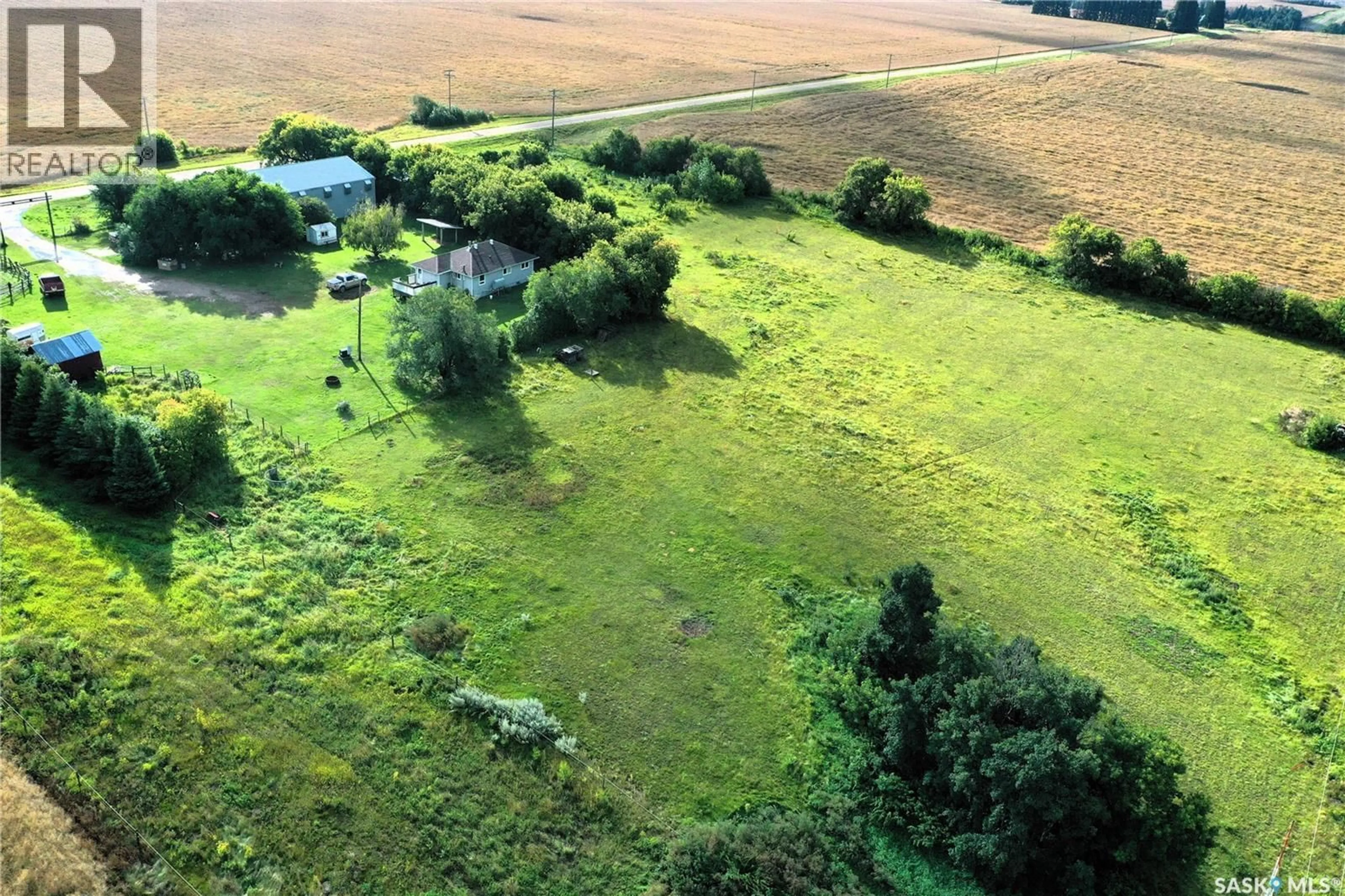 A pic from outside/outdoor area/front of a property/back of a property/a pic from drone, forest/trees view for GRANDFIELD ACREAGE, Nipawin Rm No. 487 Saskatchewan S0E0W0