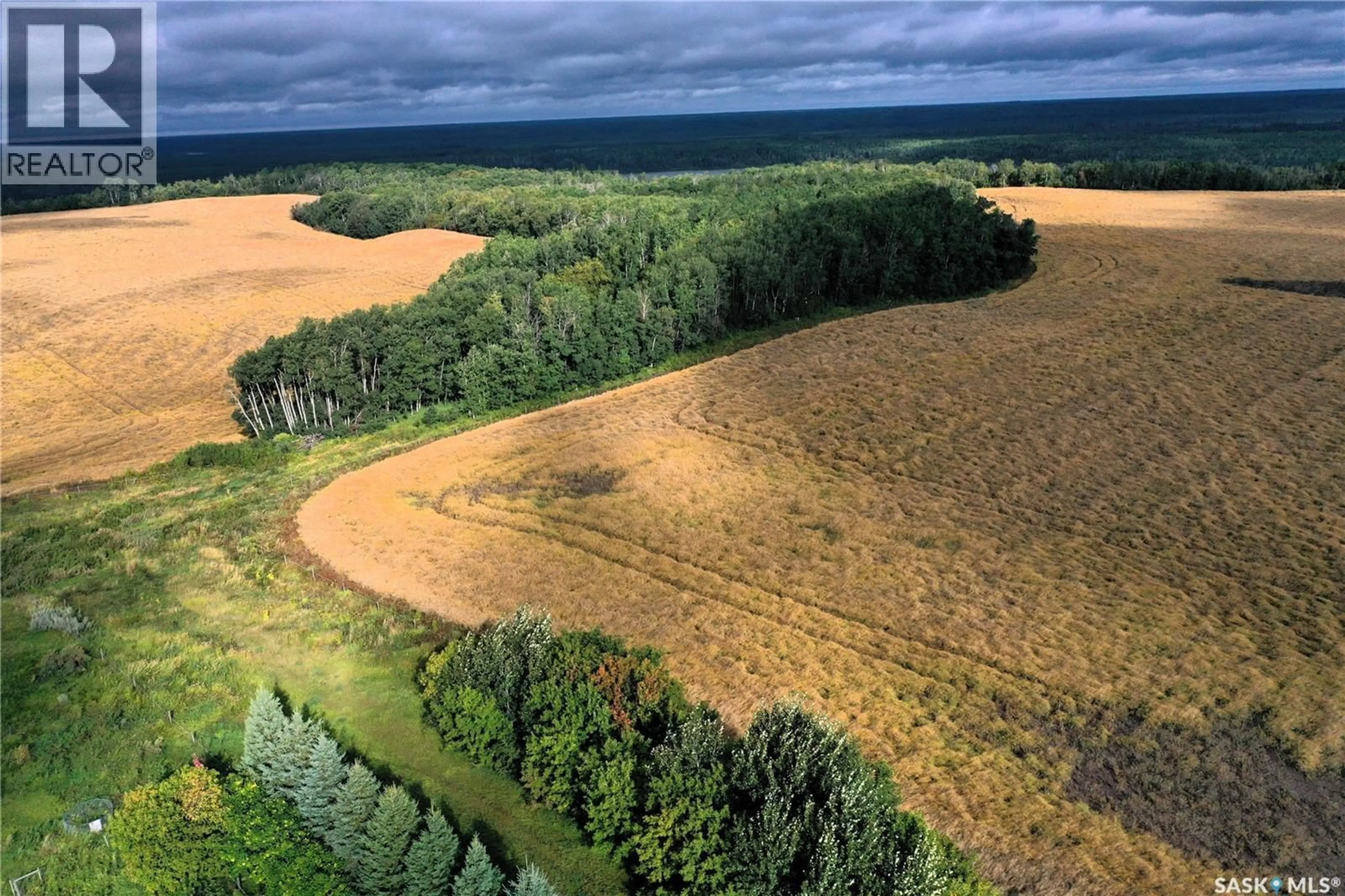A pic from outside/outdoor area/front of a property/back of a property/a pic from drone, forest/trees view for GRANDFIELD ACREAGE, Nipawin Rm No. 487 Saskatchewan S0E0W0