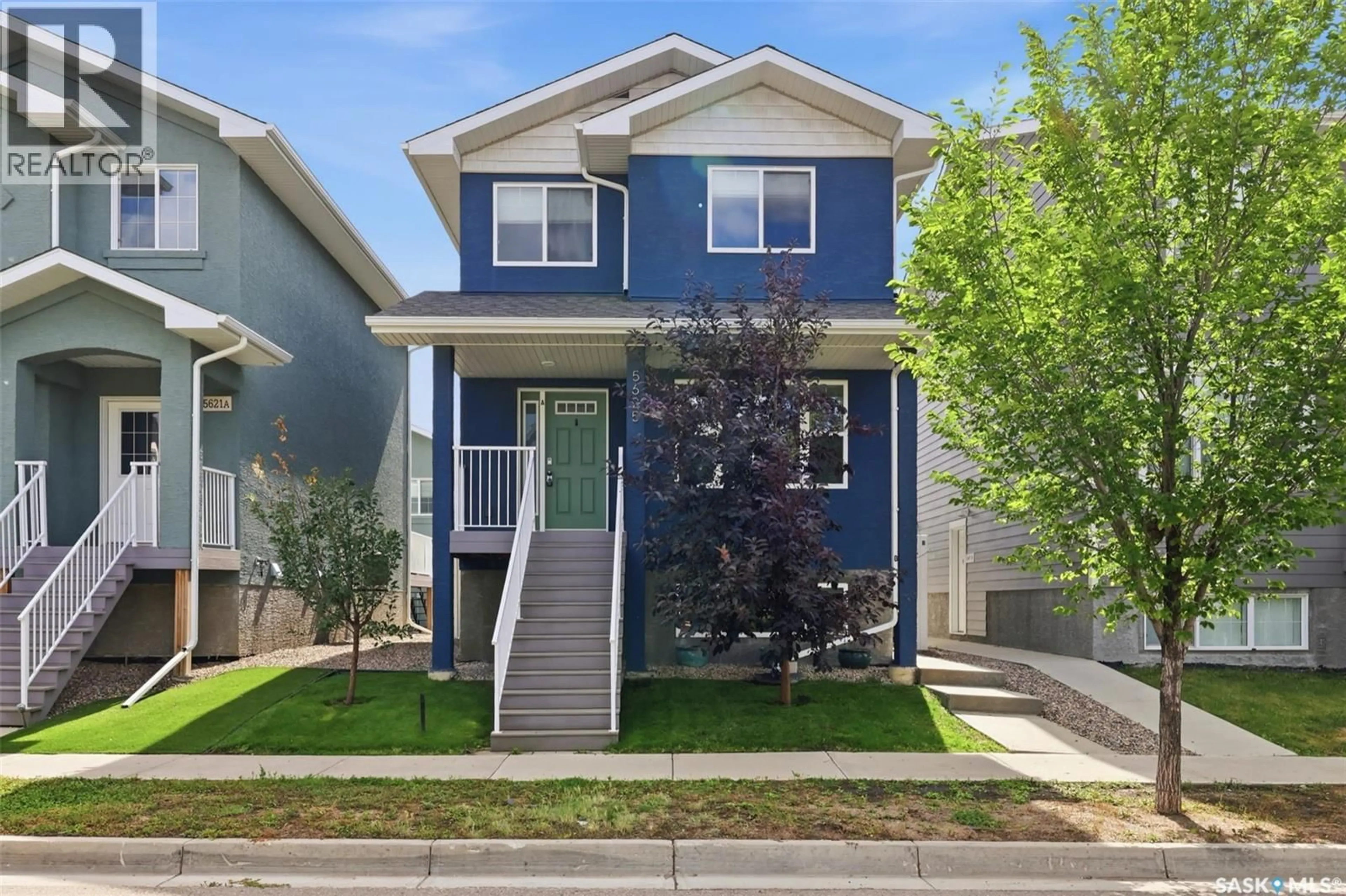 Home with vinyl exterior material, street for A&B - 5625 MCCAUGHEY STREET, Regina Saskatchewan S4W0P3