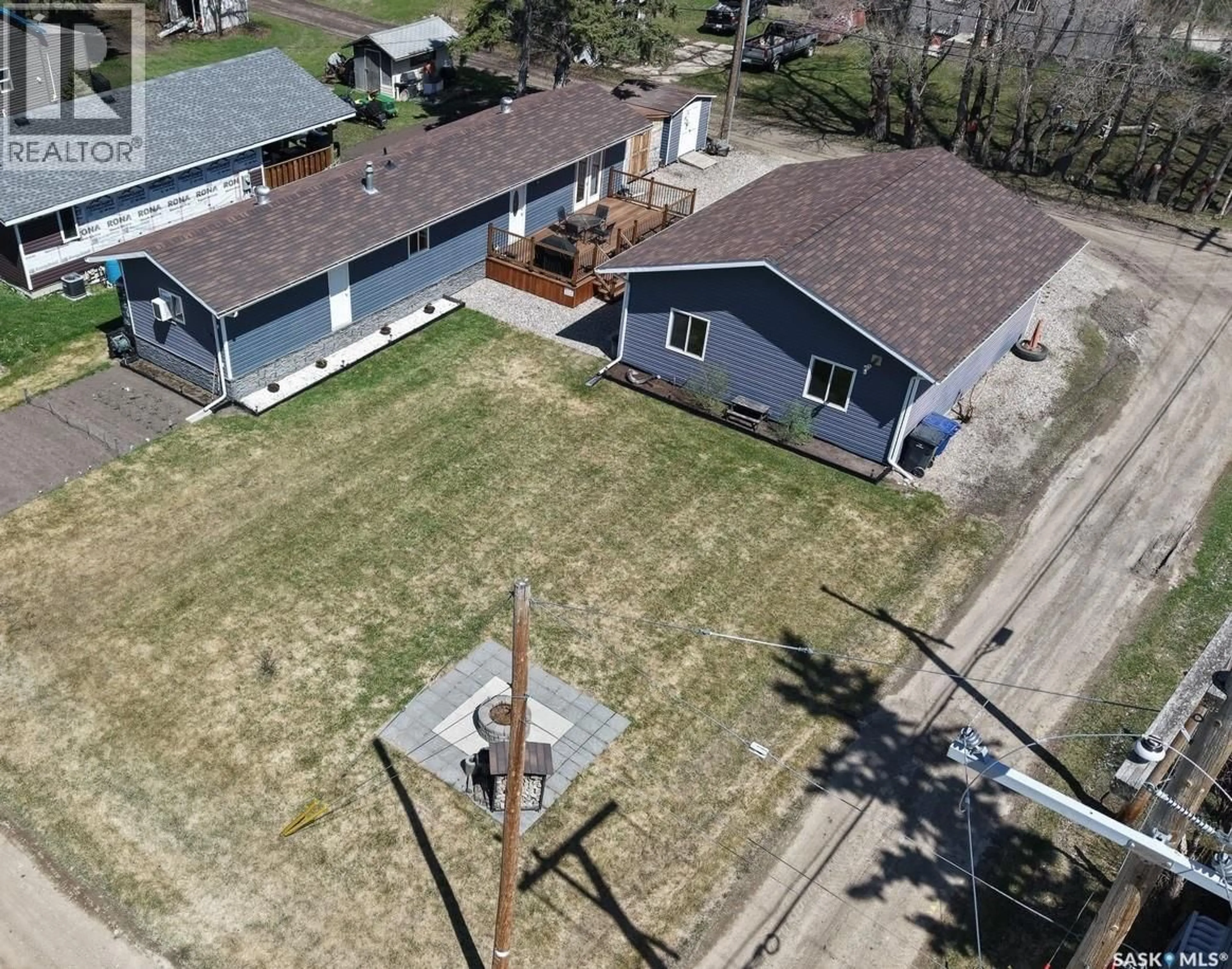 A pic from outside/outdoor area/front of a property/back of a property/a pic from drone, street for 108 1ST STREET, Choiceland Saskatchewan S0J0M0