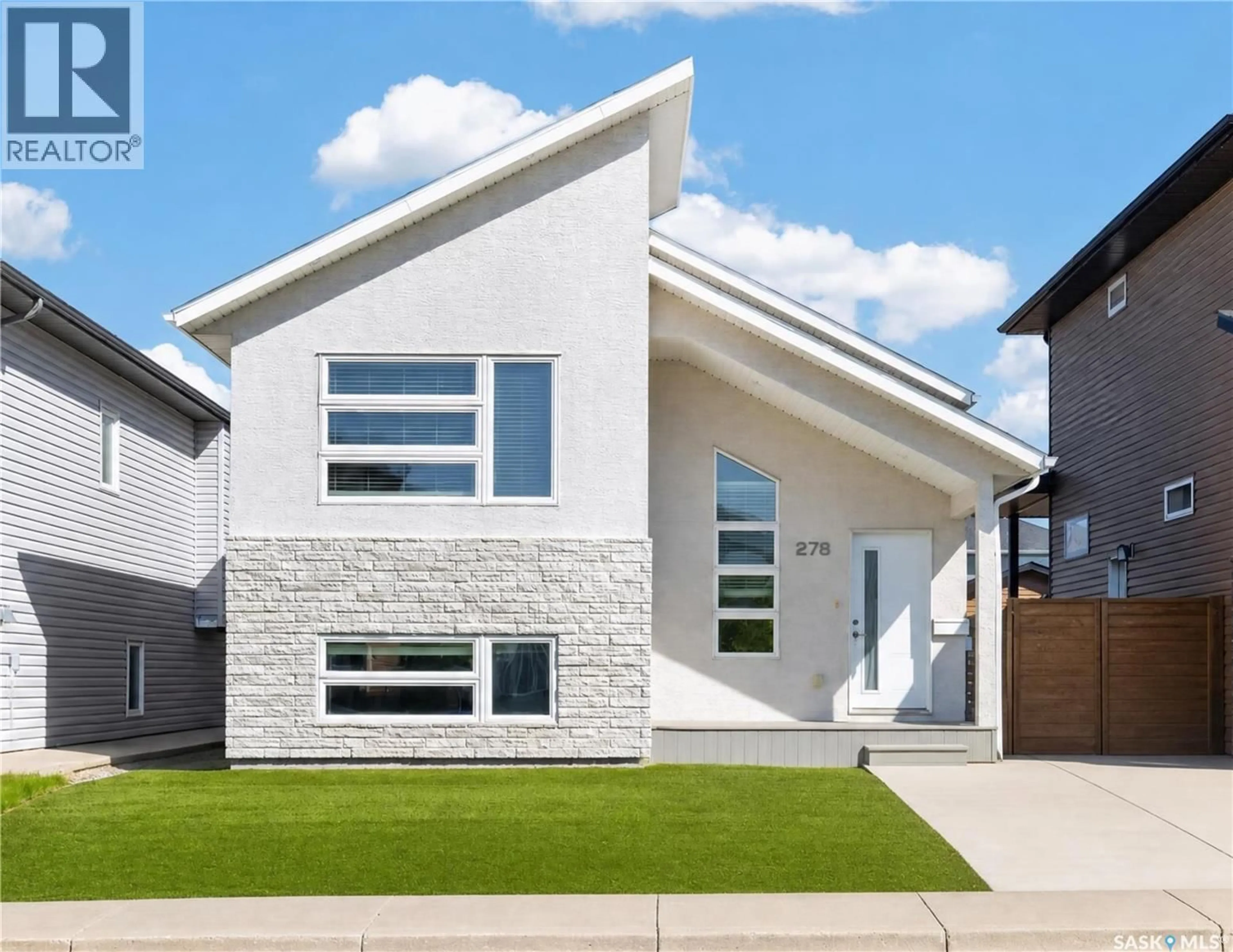Home with vinyl exterior material, street for 278 WYANT LANE, Saskatoon Saskatchewan S7W0L3