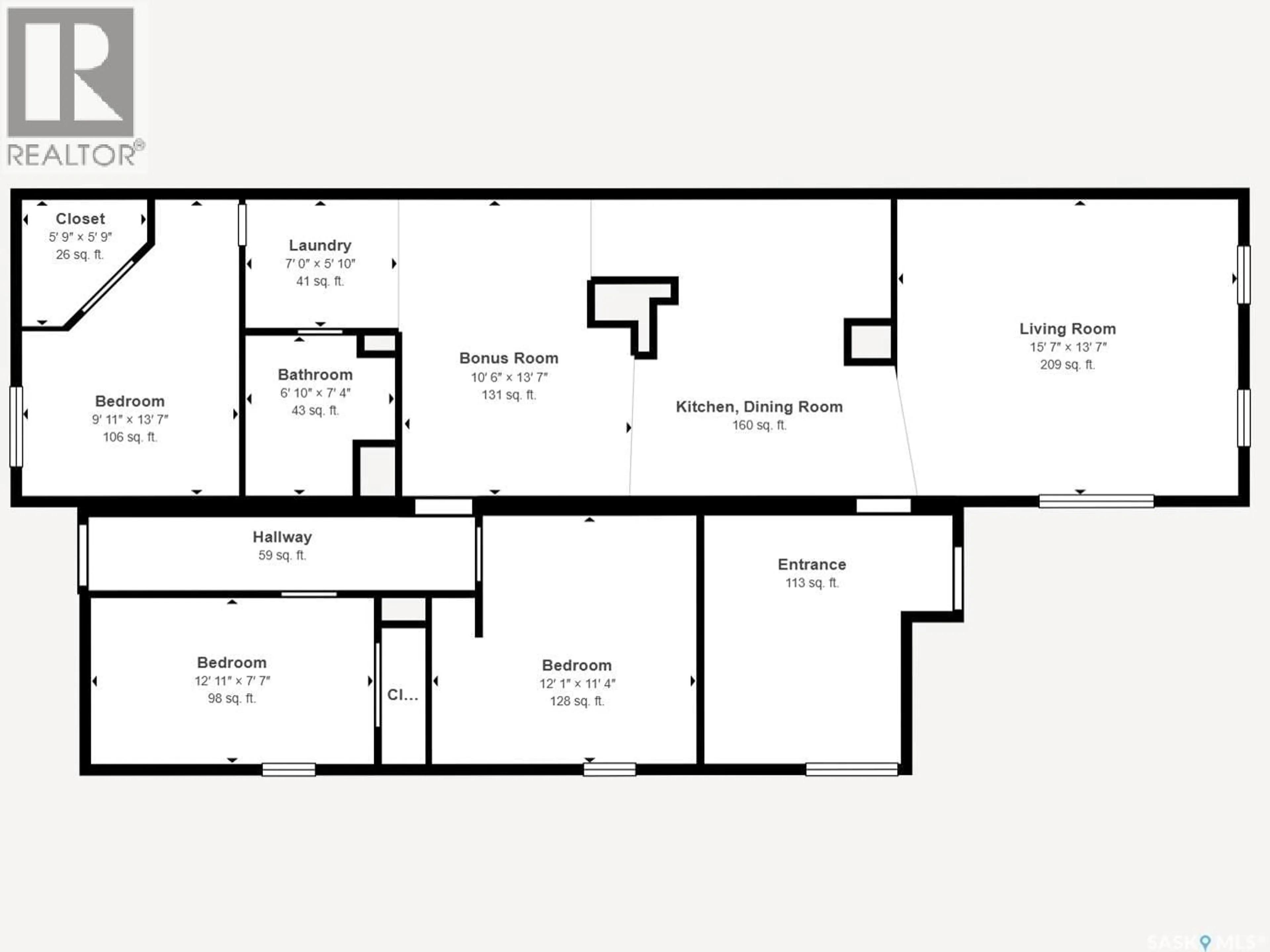 Floor plan for 358 MAIN STREET, Balgonie Saskatchewan S0G0E0