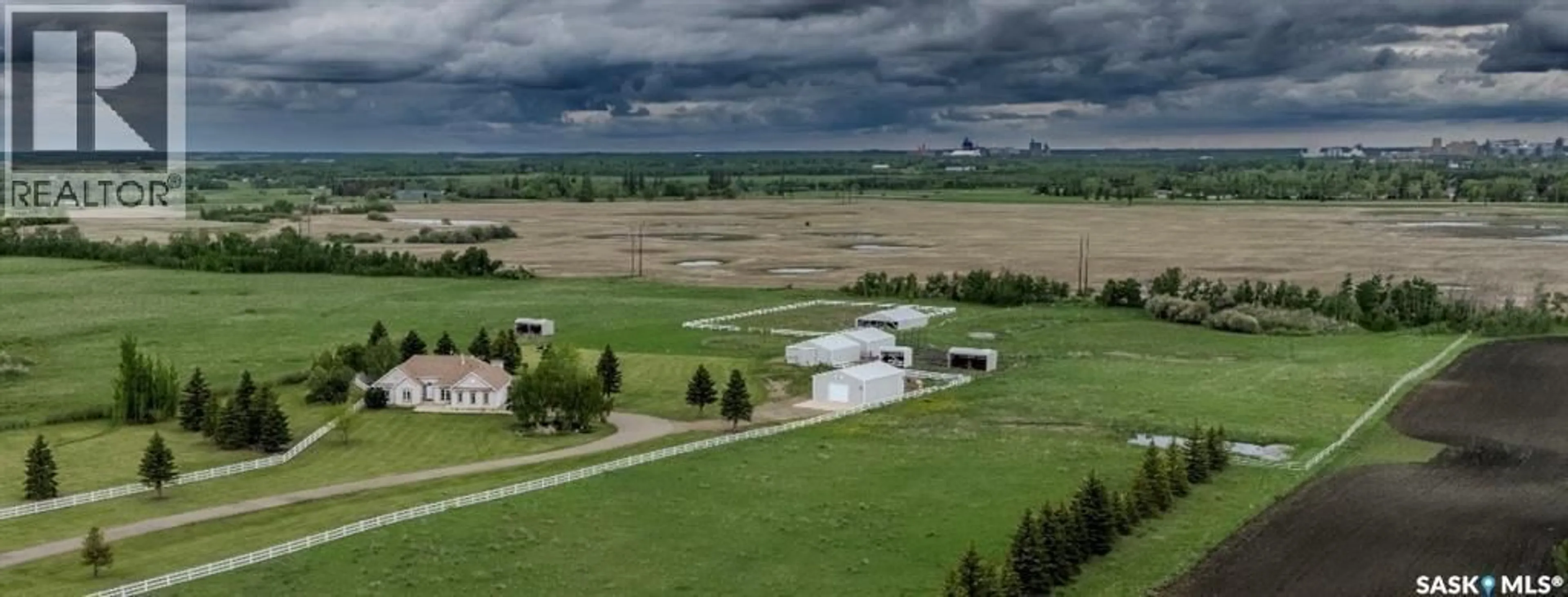 A pic from outside/outdoor area/front of a property/back of a property/a pic from drone, mountain view for MISTY LANE ACREAGE, Orkney Rm No. 244 Saskatchewan S3N4C6