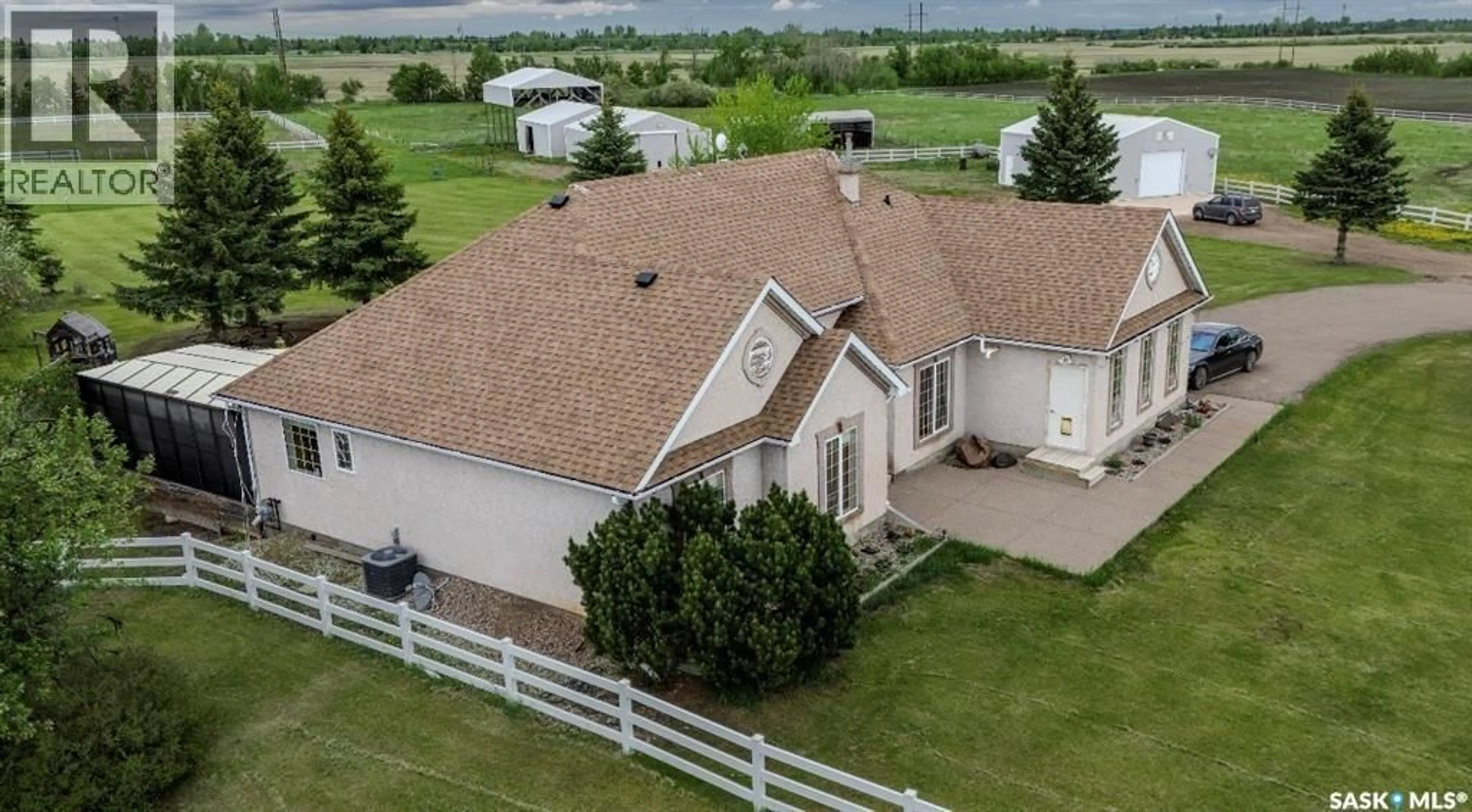 A pic from outside/outdoor area/front of a property/back of a property/a pic from drone, unknown for MISTY LANE ACREAGE, Orkney Rm No. 244 Saskatchewan S3N4C6
