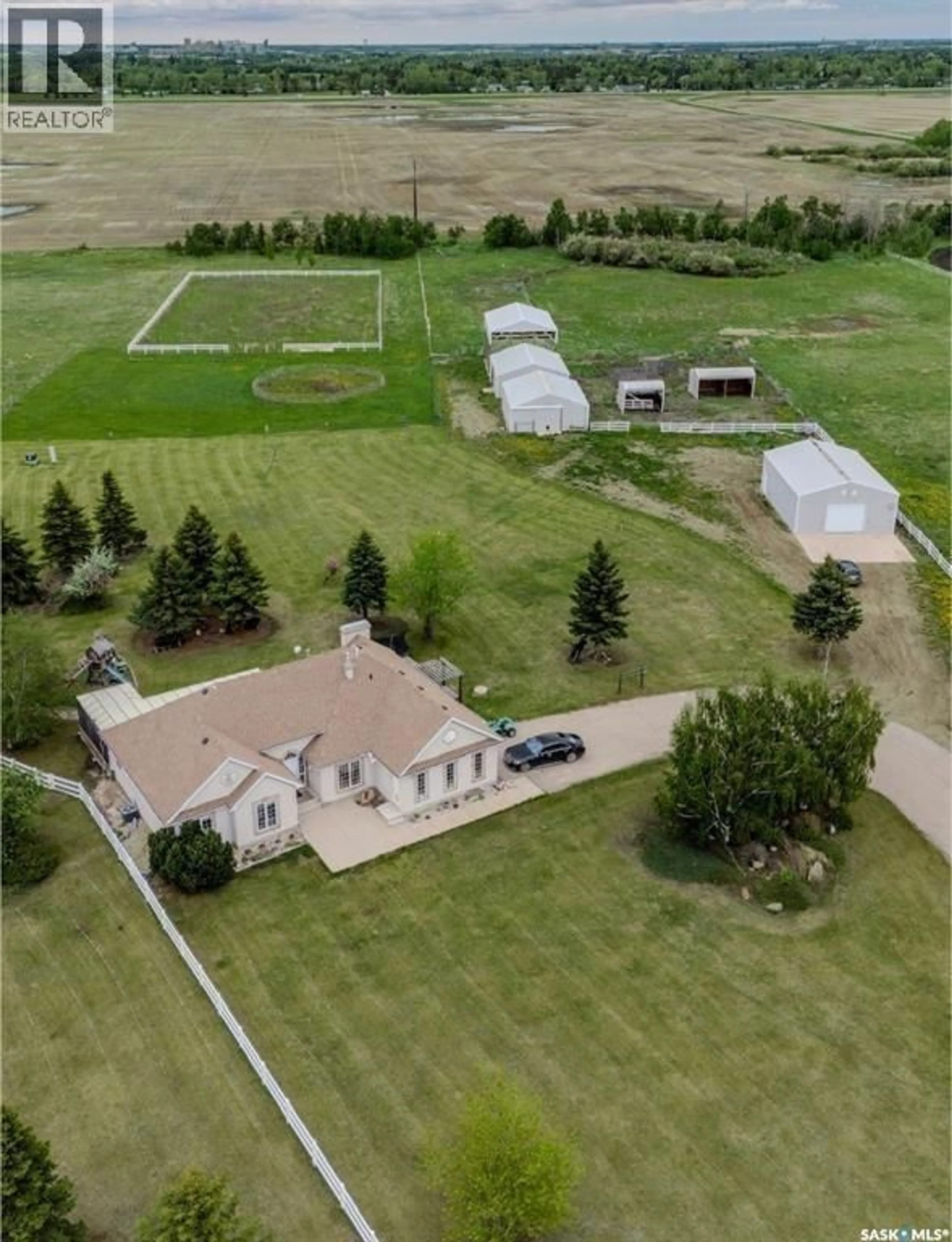 A pic from outside/outdoor area/front of a property/back of a property/a pic from drone, unknown for MISTY LANE ACREAGE, Orkney Rm No. 244 Saskatchewan S3N4C6