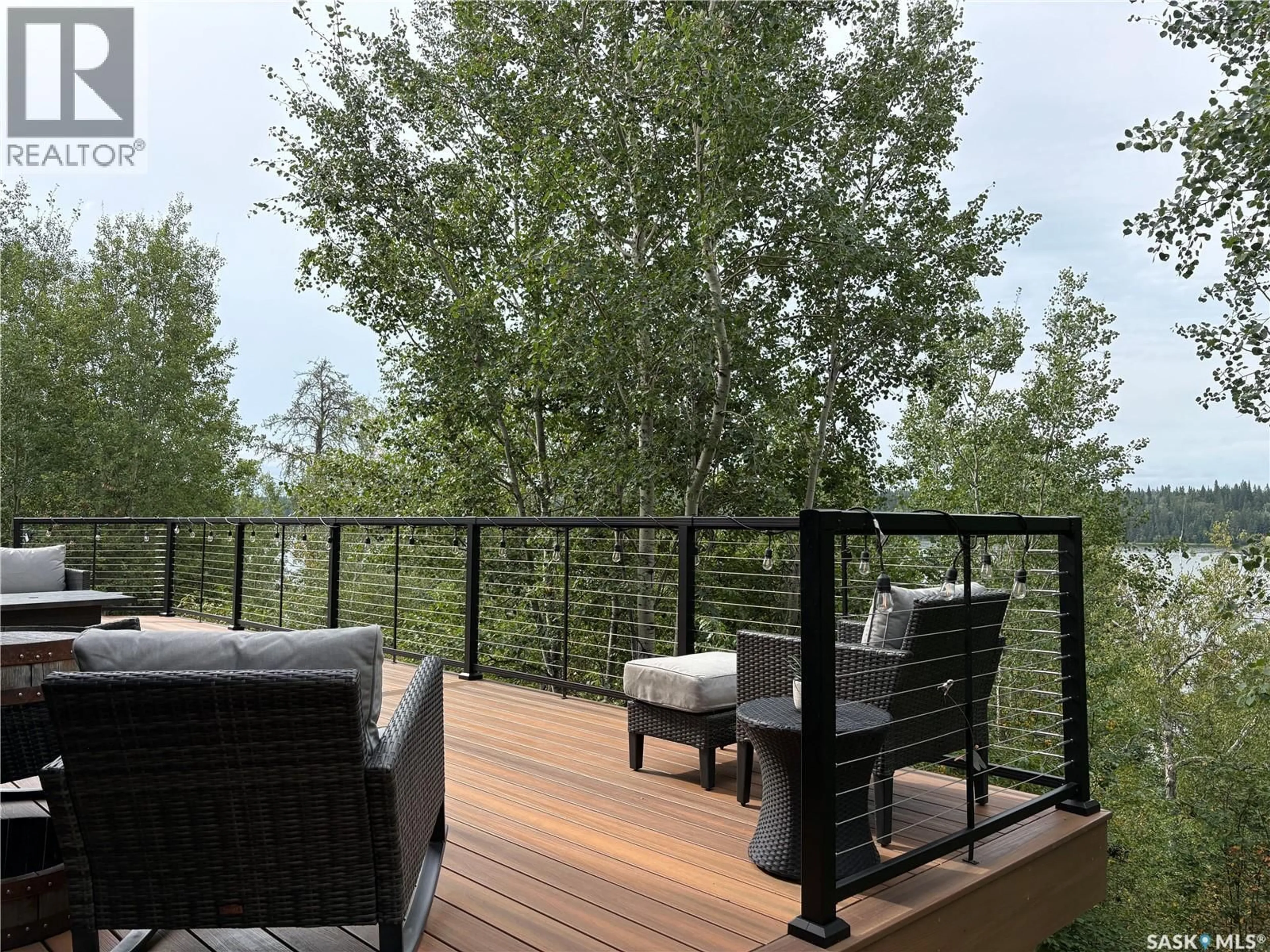 Patio, forest/trees view for 20 SUNSET COVE, Cowan Lake Saskatchewan S0J0E0