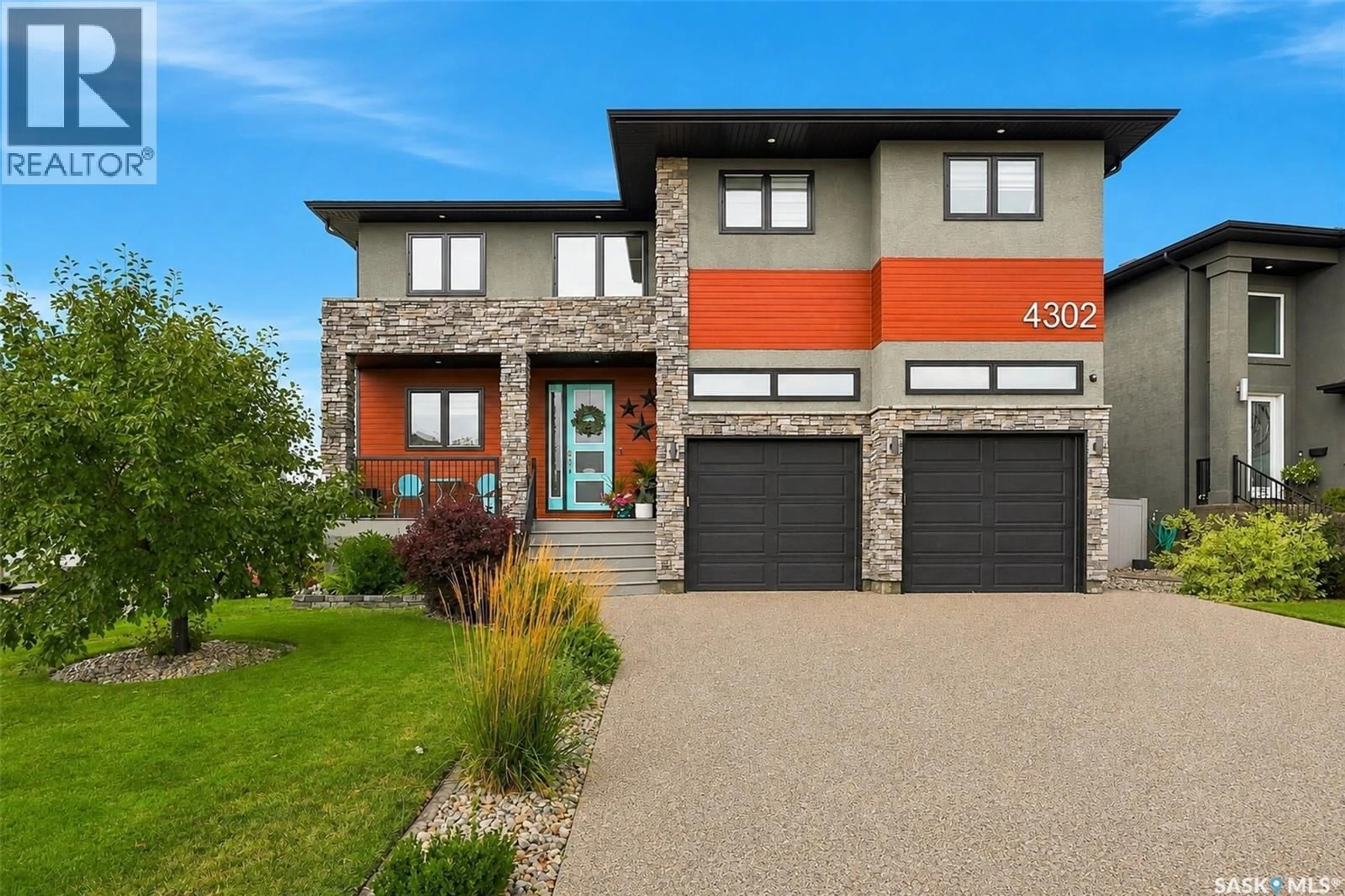 Home with brick exterior material, street for 4302 SAGE CRESCENT, Regina Saskatchewan S4V3L6