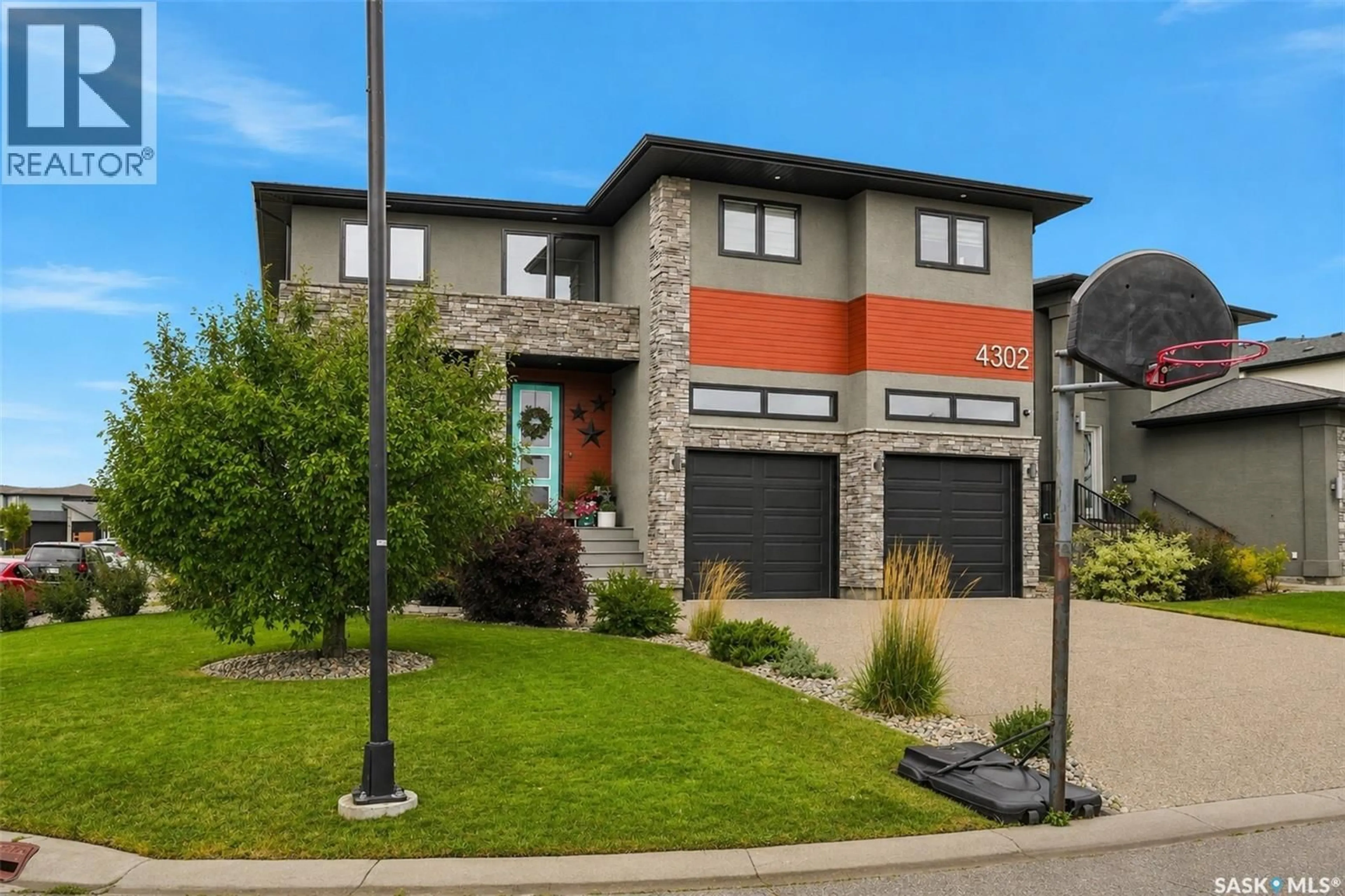 Home with brick exterior material, street for 4302 SAGE CRESCENT, Regina Saskatchewan S4V3L6