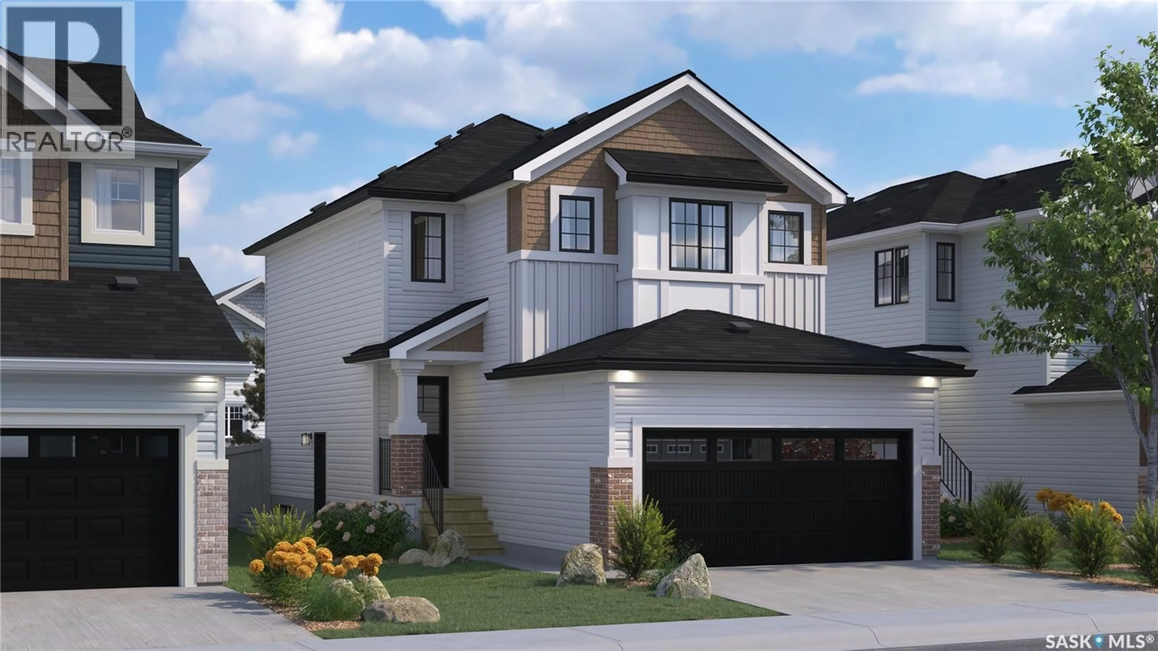 Home with vinyl exterior material, street for 106 FORTOSKY MANOR, Saskatoon Saskatchewan S7M5X2