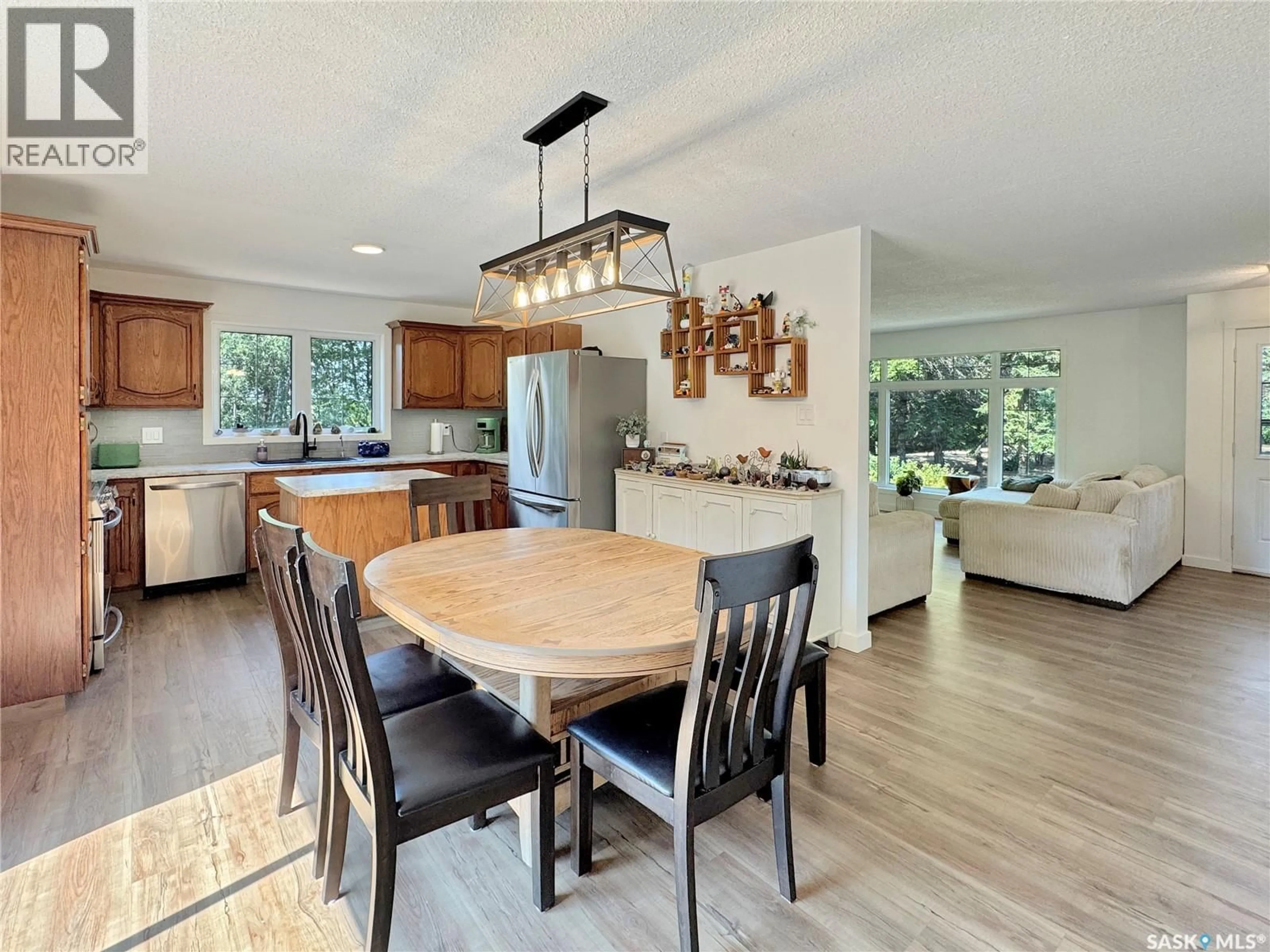 Open concept kitchen, wood/laminate floor for KOWERCHUK ACERAGE, Paynton Rm No. 470 Saskatchewan S0M1M0