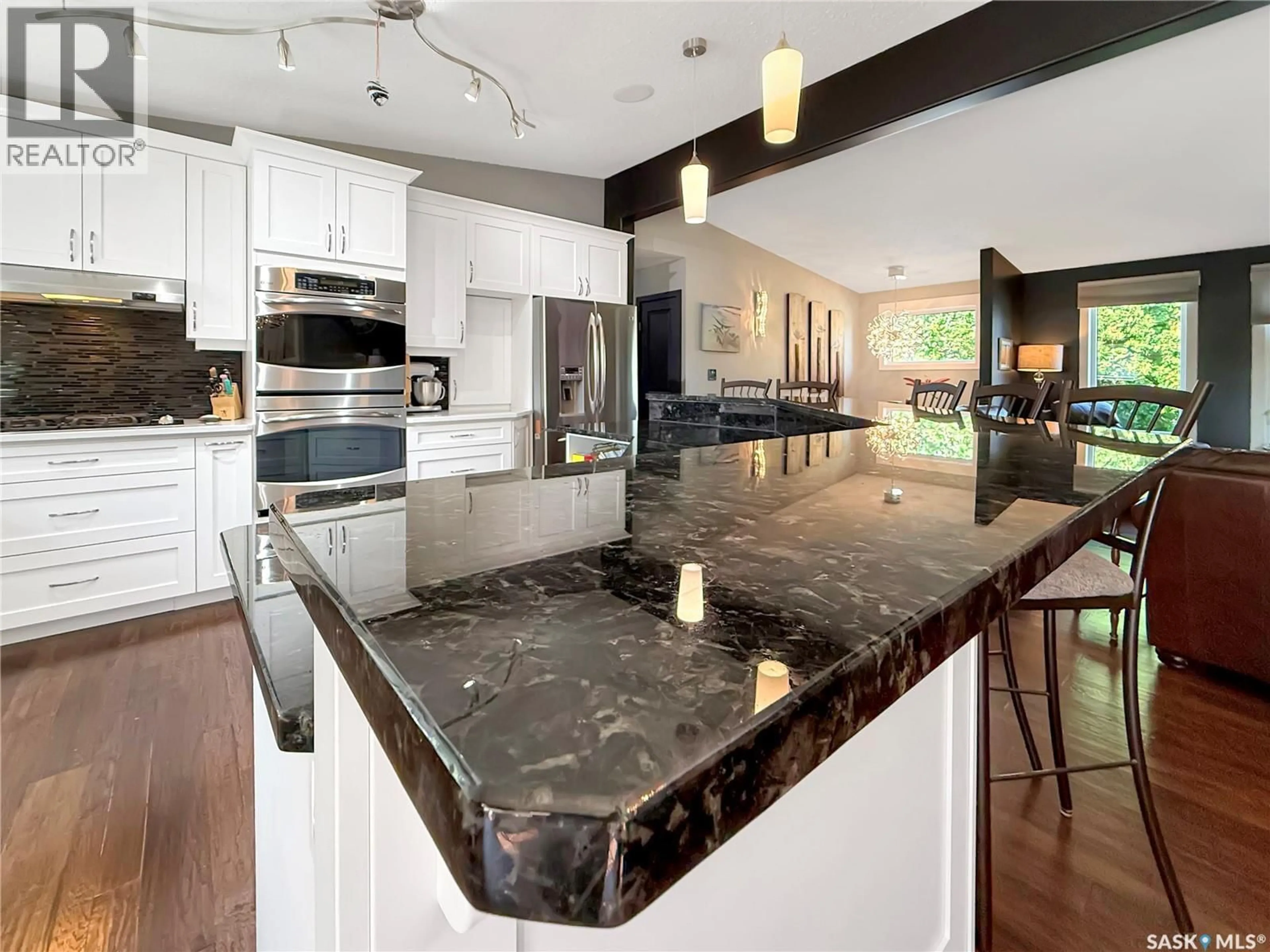 Contemporary kitchen, ceramic/tile floor for 3309 EAGLE CRESCENT, Prince Albert Saskatchewan S6V7R1